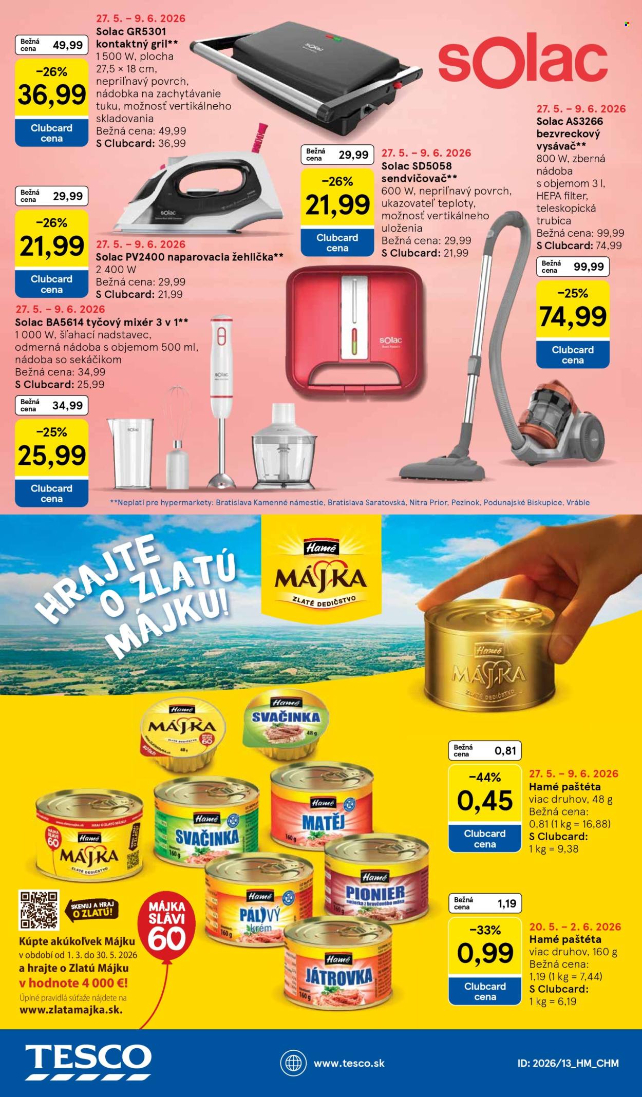 Leták TESCO - 27.5.2026 - 2.6.2026. Strana 45