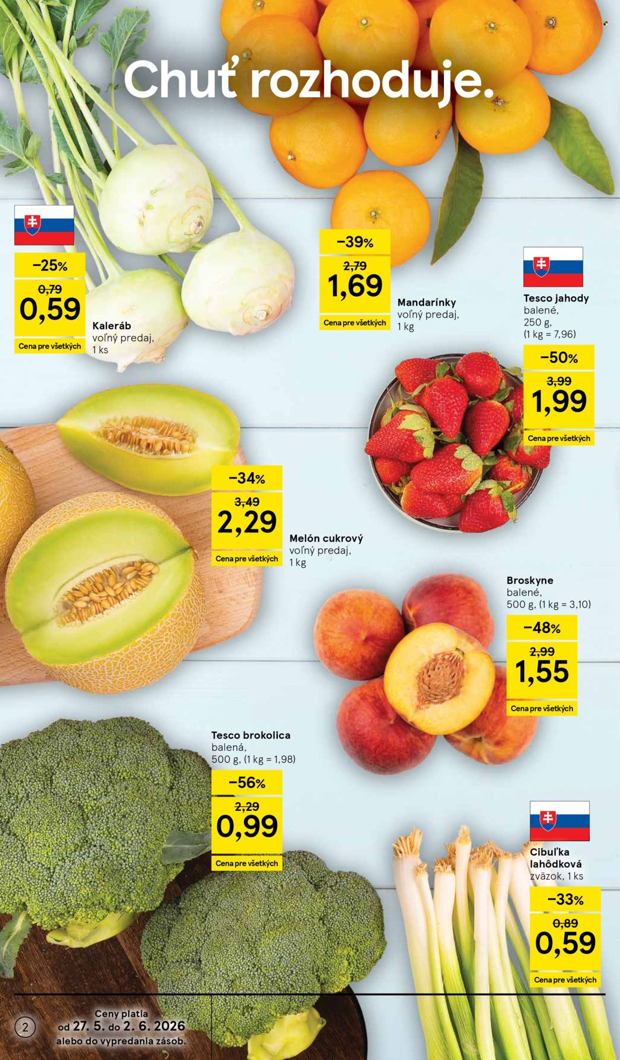 Leták TESCO supermarket - 27.5.2026 - 2.6.2026. Strana 2