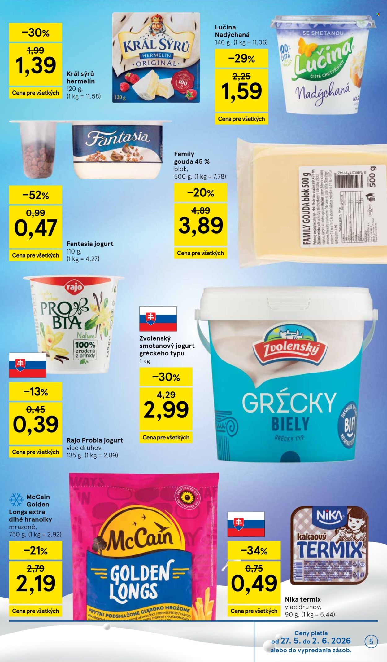 Leták TESCO supermarket - 27.5.2026 - 2.6.2026. Strana 5