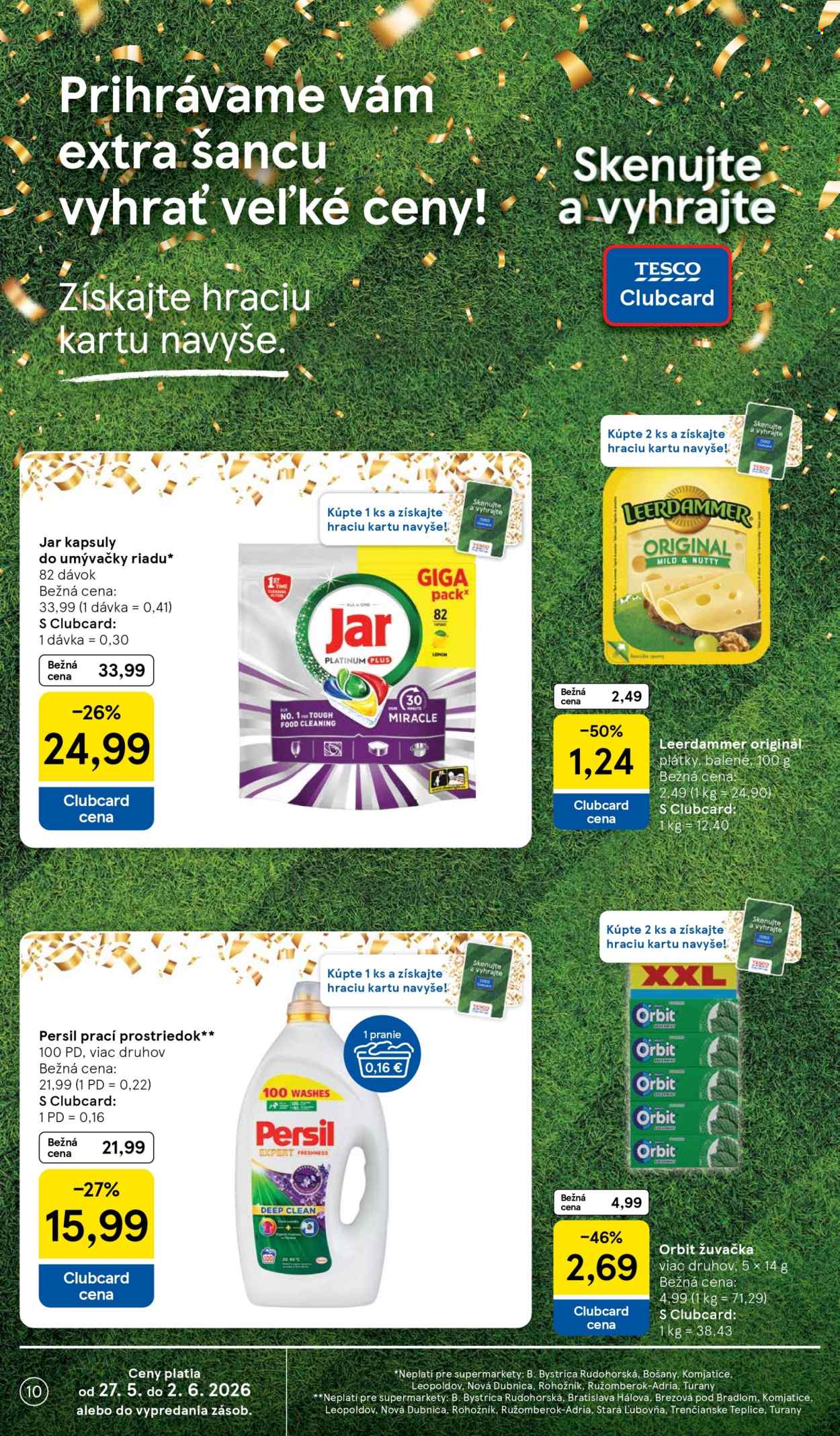 Leták TESCO supermarket - 27.5.2026 - 2.6.2026. Strana 10