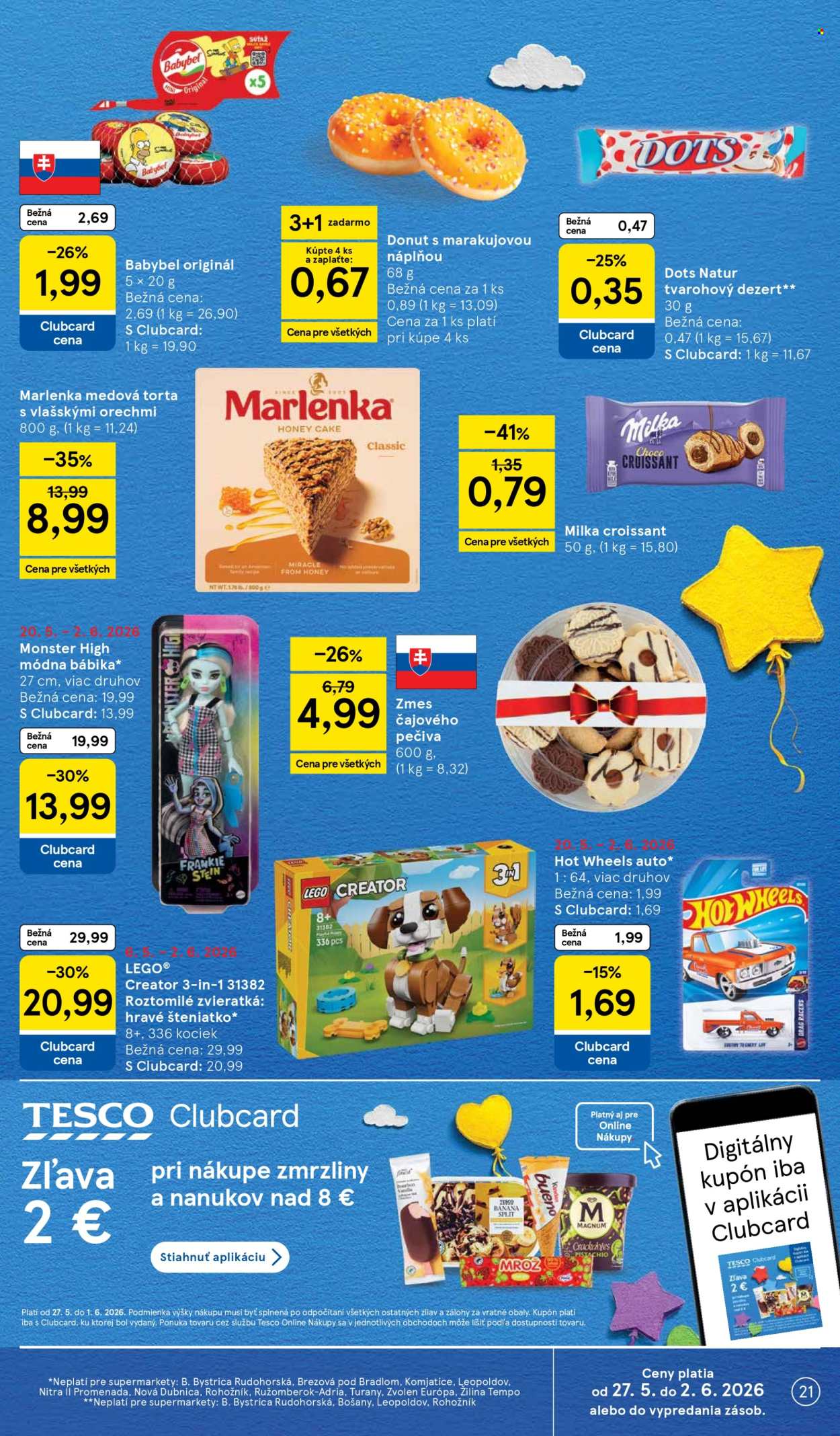 Leták TESCO supermarket - 27.5.2026 - 2.6.2026. Strana 21