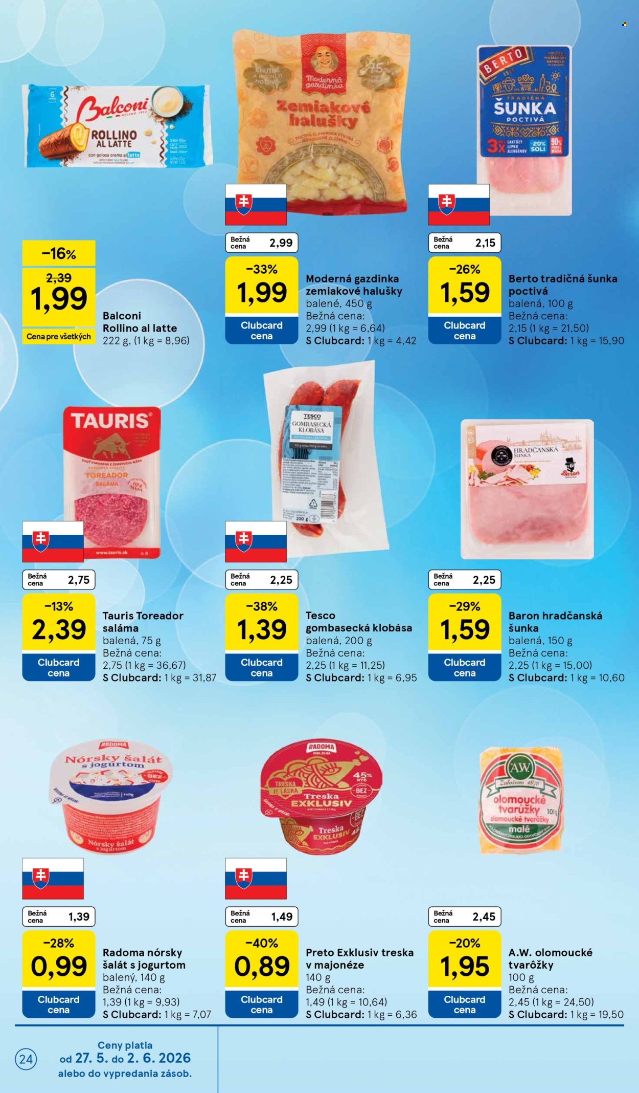 Leták TESCO supermarket - 27.5.2026 - 2.6.2026. Strana 24