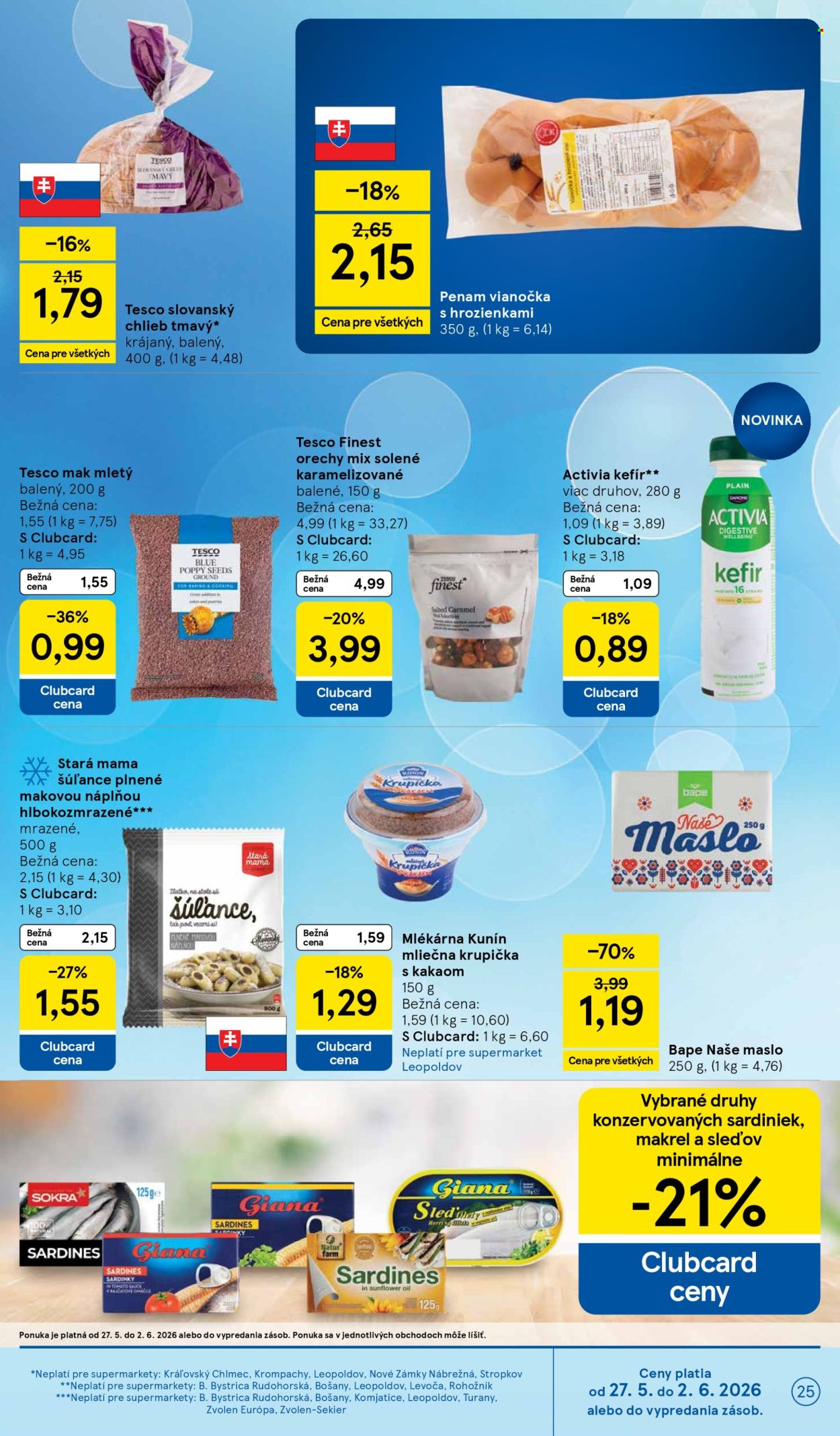 Leták TESCO supermarket - 27.5.2026 - 2.6.2026. Strana 25