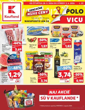 Leták Kaufland - 28.5.2026 - 3.6.2026.