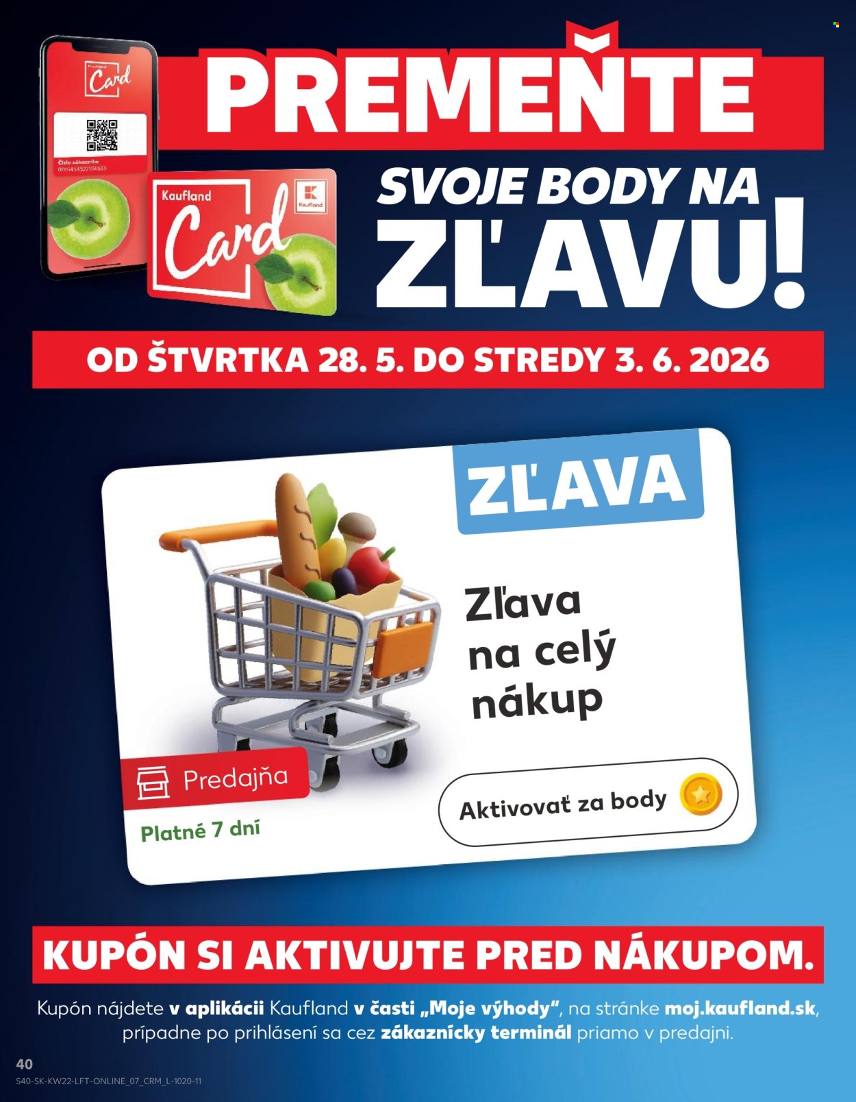 Leták Kaufland - 28.5.2026 - 3.6.2026. Strana 40