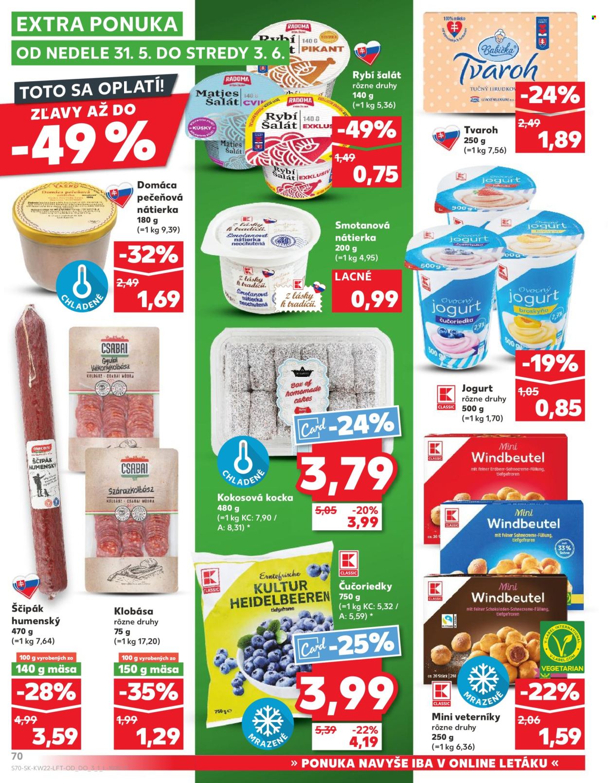 Leták Kaufland - 28.5.2026 - 3.6.2026. Strana 70