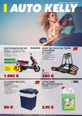 Leták Auto Kelly - 26.5.2026 - 29.6.2026.