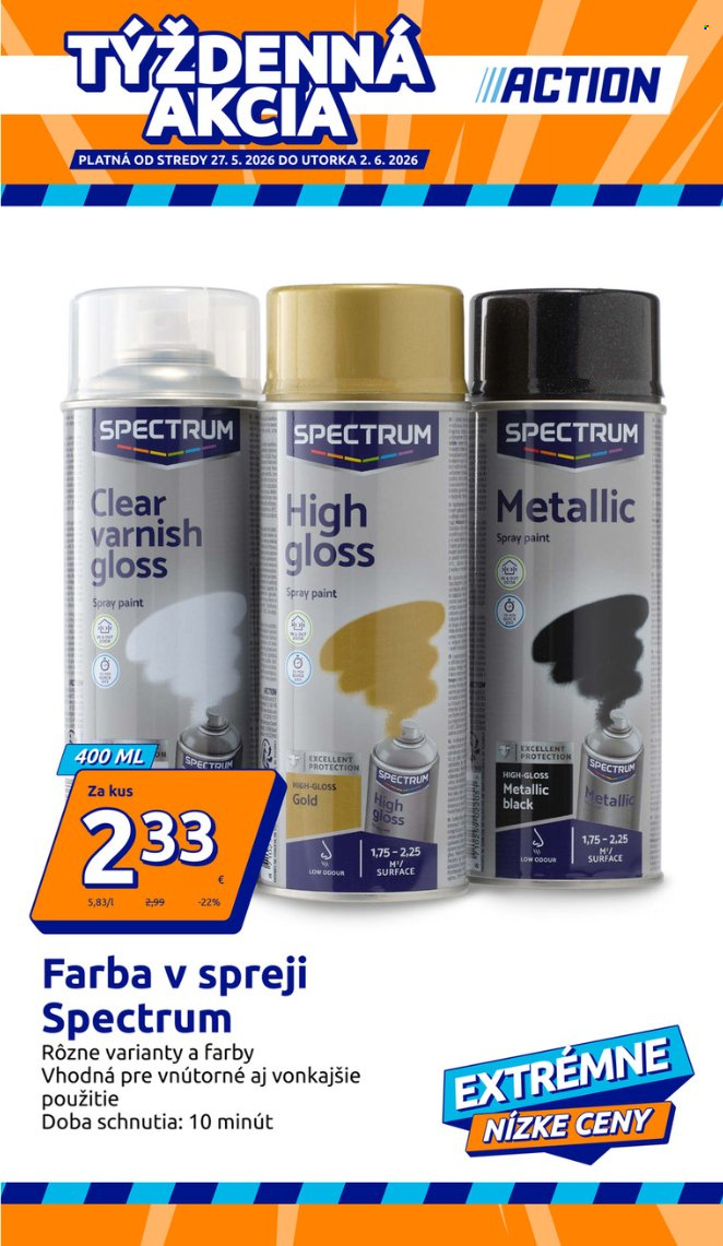 Leták Action - 27.5.2026 - 2.6.2026. Strana 1