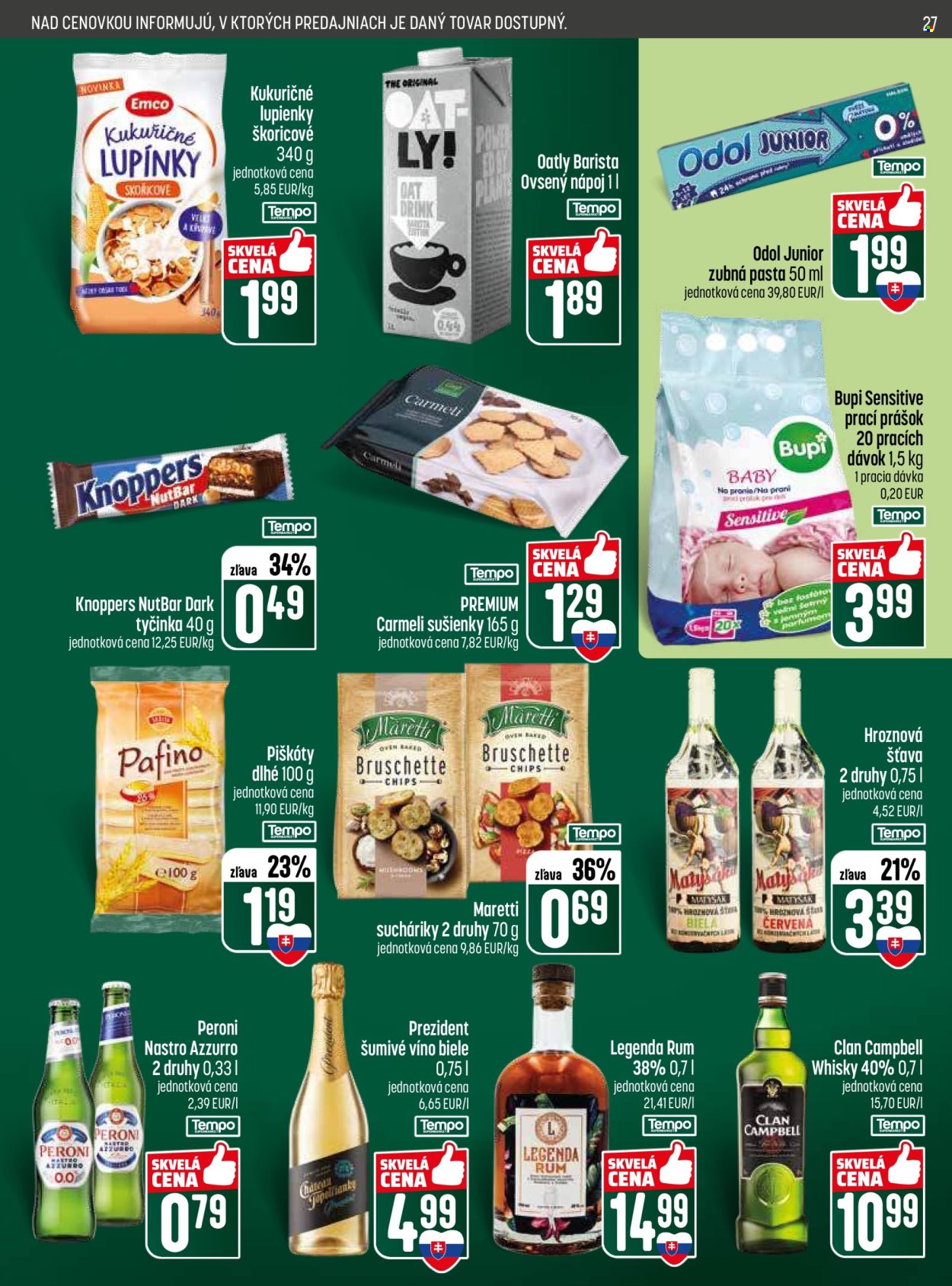 Leták COOP Jednota - 28.5.2026 - 3.6.2026. Strana 27
