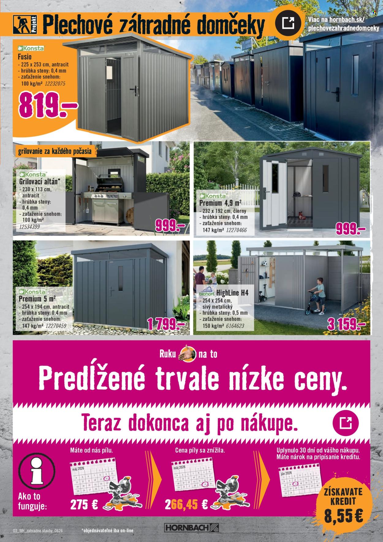 Leták Hornbach - 27.5.2026 - 10.6.2026. Strana 3