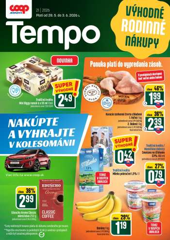 Leták COOP Jednota - 28.5.2026 - 3.6.2026.