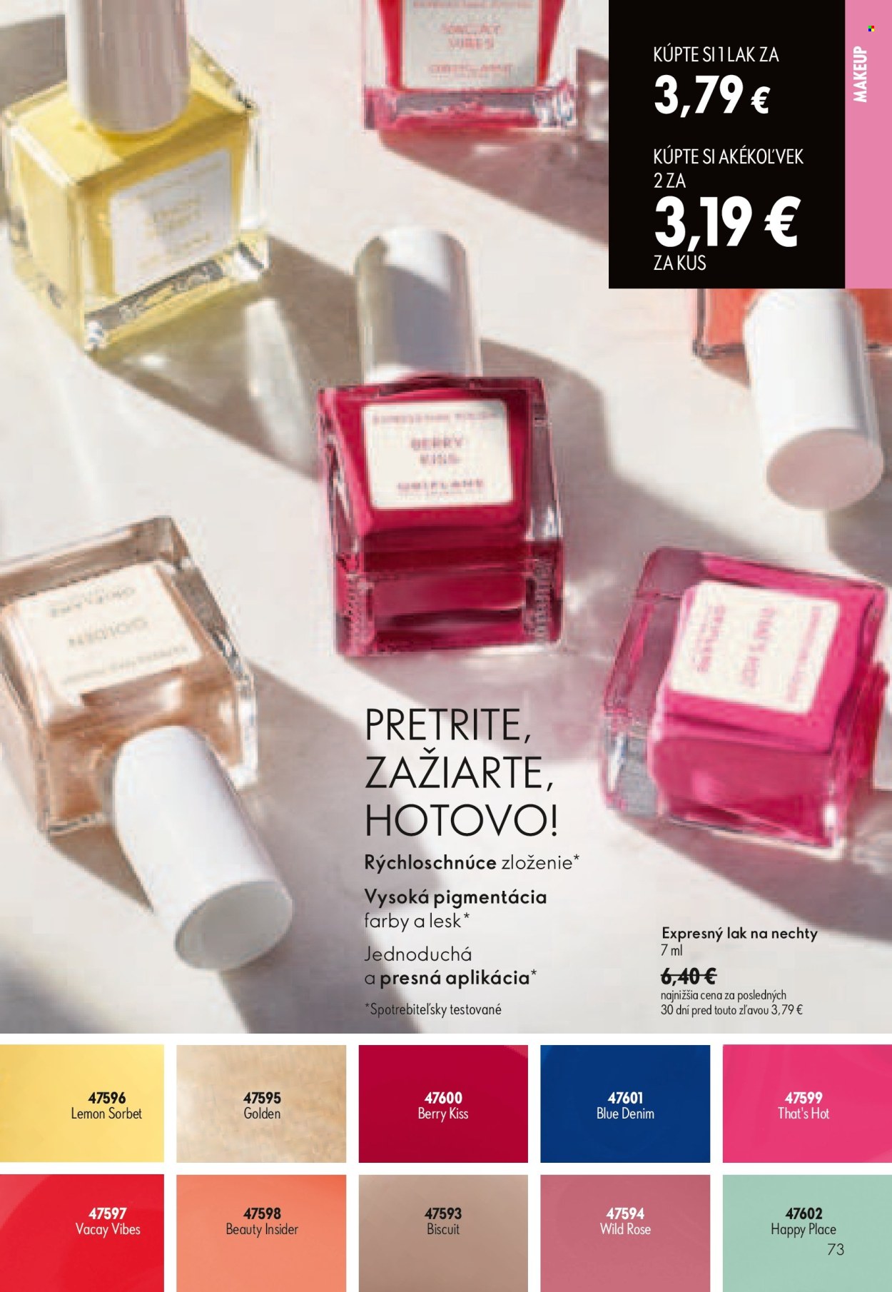 Leták Oriflame - 17.6.2026 - 7.7.2026. Strana 73