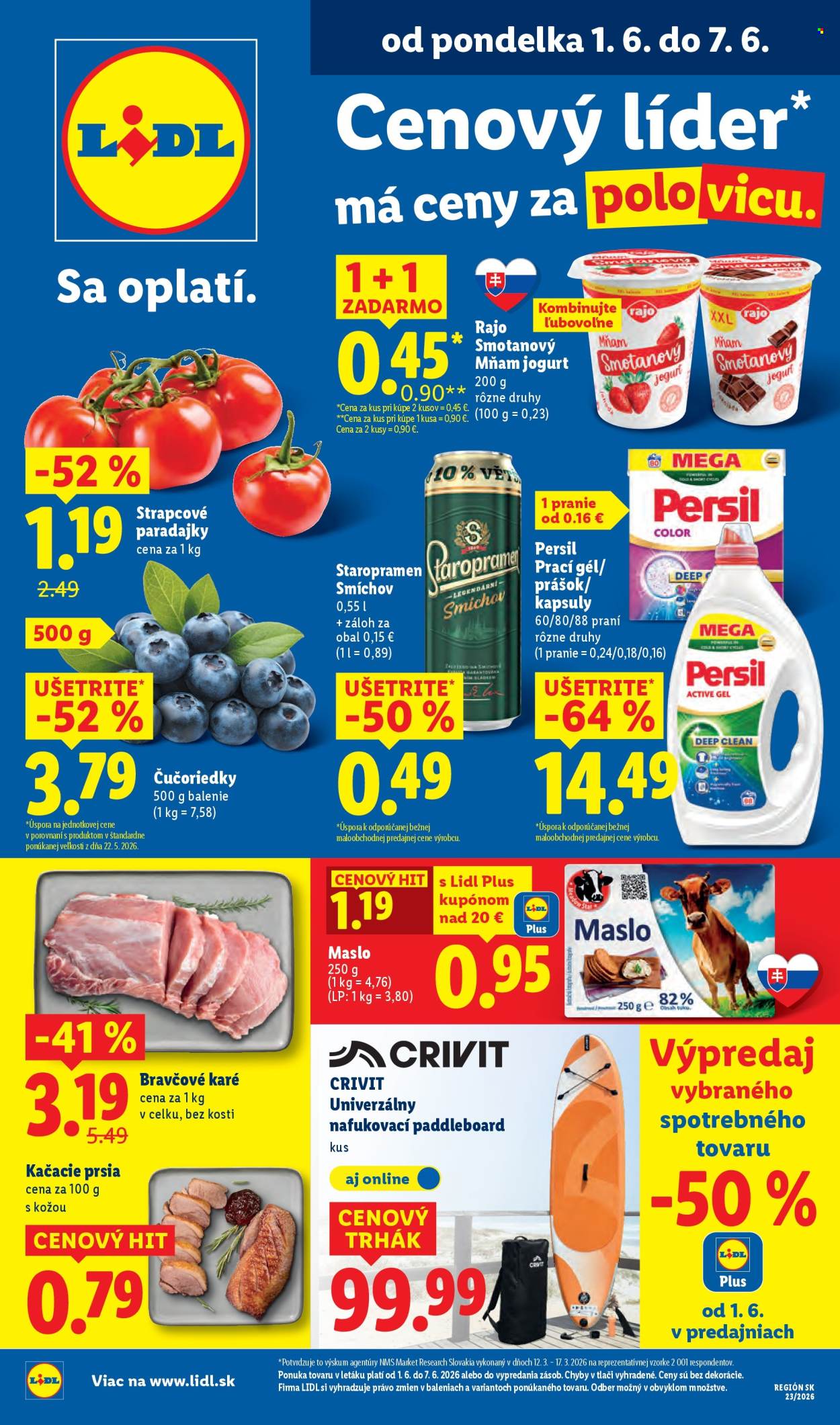 Leták Lidl - 1.6.2026 - 7.6.2026. Strana 1