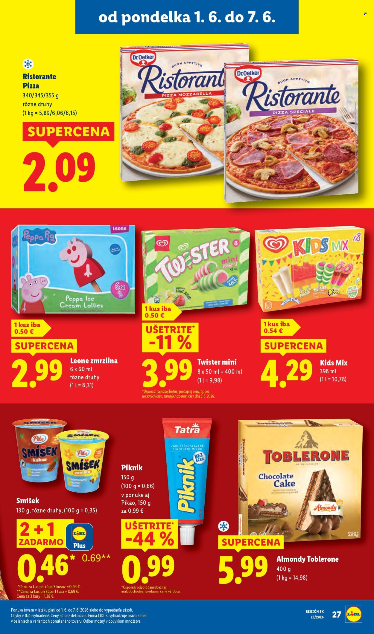 Leták Lidl - 1.6.2026 - 7.6.2026. Strana 39