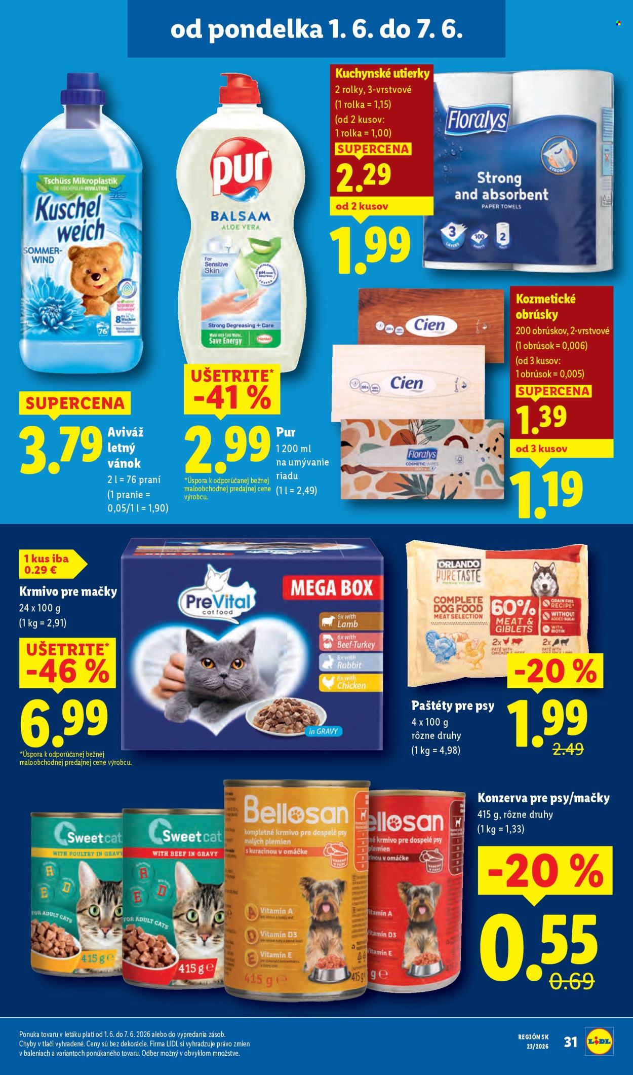 Leták Lidl - 1.6.2026 - 7.6.2026. Strana 45