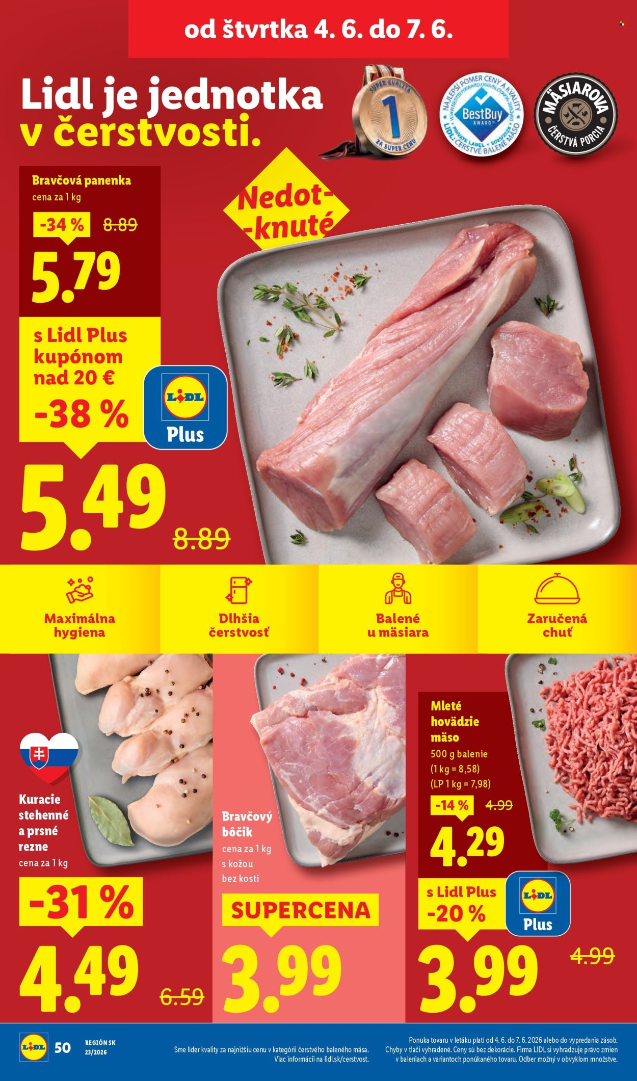 Leták Lidl - 1.6.2026 - 7.6.2026. Strana 62