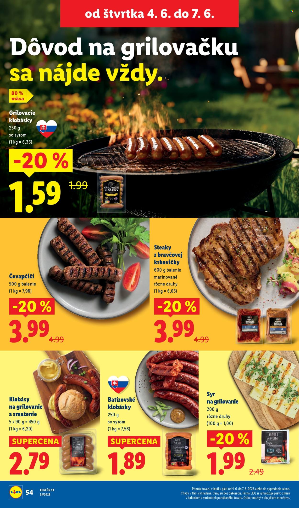 Leták Lidl - 1.6.2026 - 7.6.2026. Strana 66