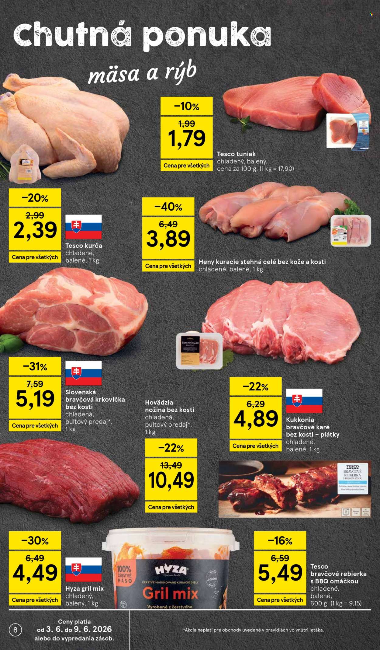 Leták TESCO - 3.6.2026 - 9.6.2026. Strana 8