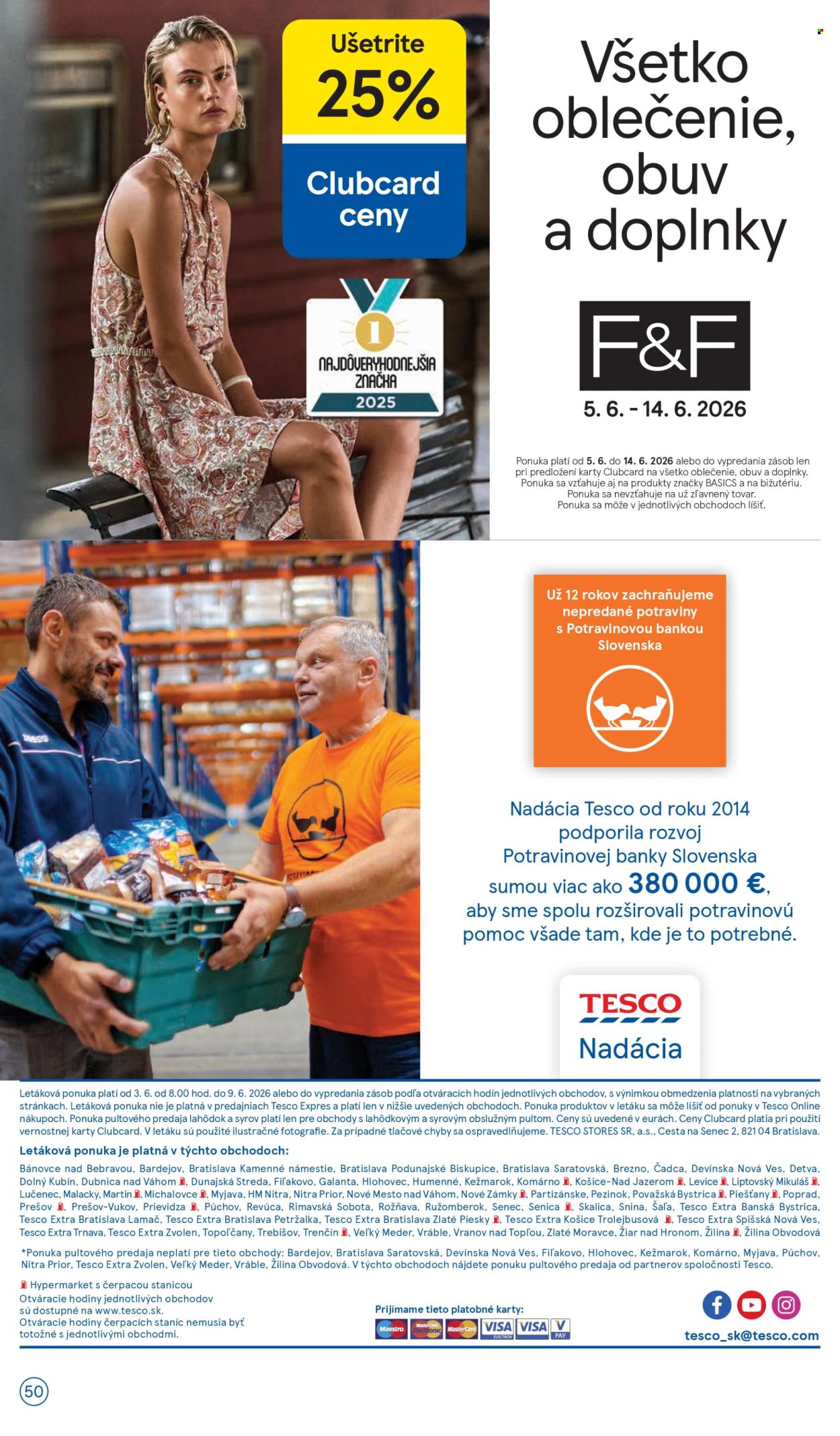 Leták TESCO - 3.6.2026 - 9.6.2026. Strana 50