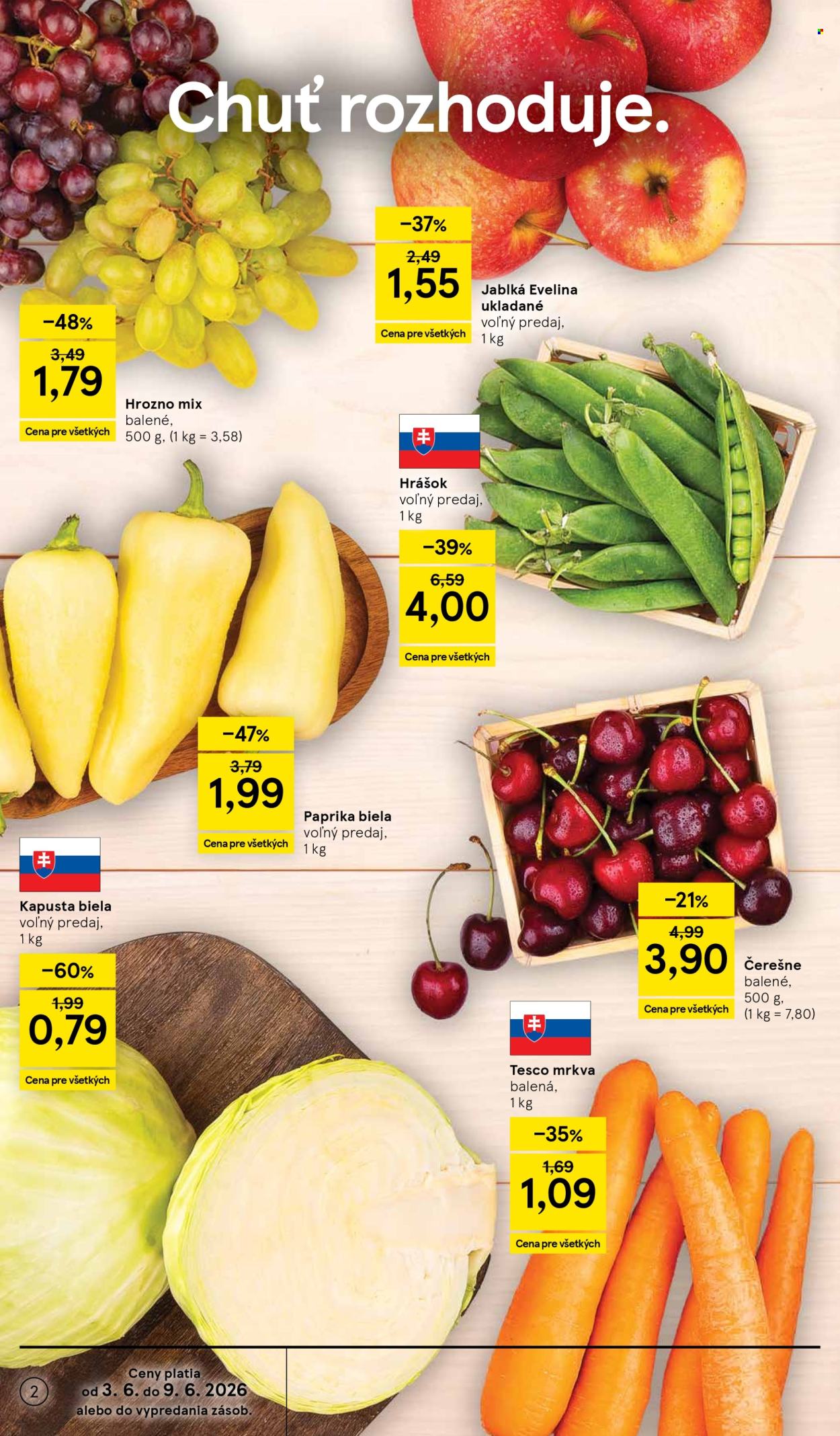 Leták TESCO supermarket - 3.6.2026 - 9.6.2026. Strana 2