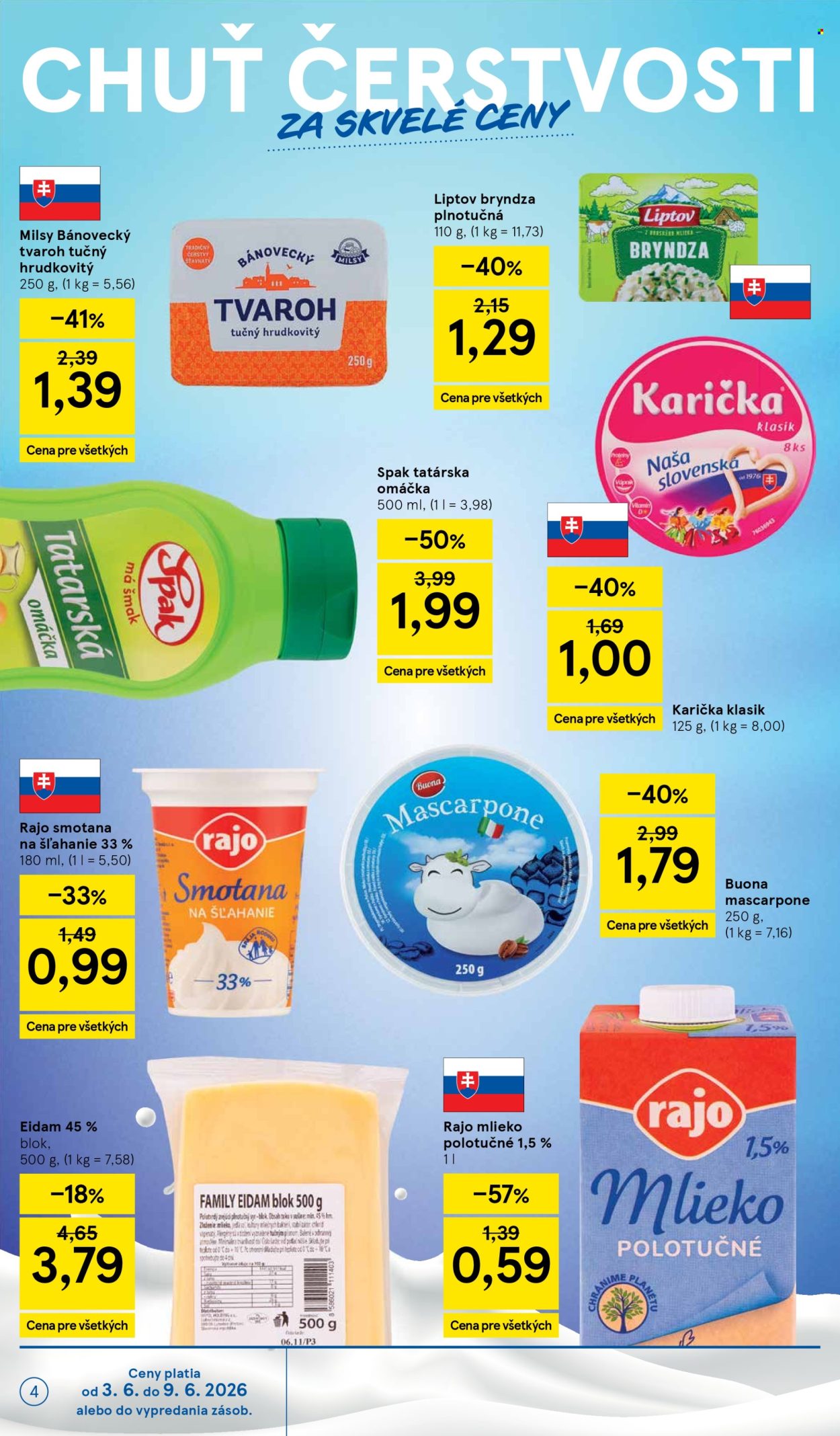 Leták TESCO supermarket - 3.6.2026 - 9.6.2026. Strana 4