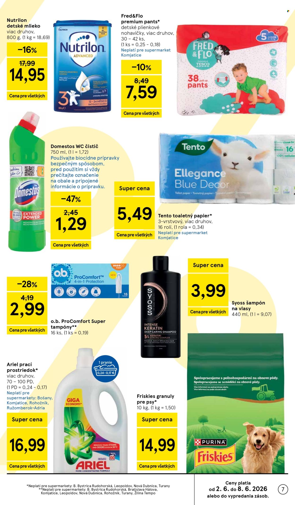 Leták TESCO supermarket - 3.6.2026 - 9.6.2026. Strana 7