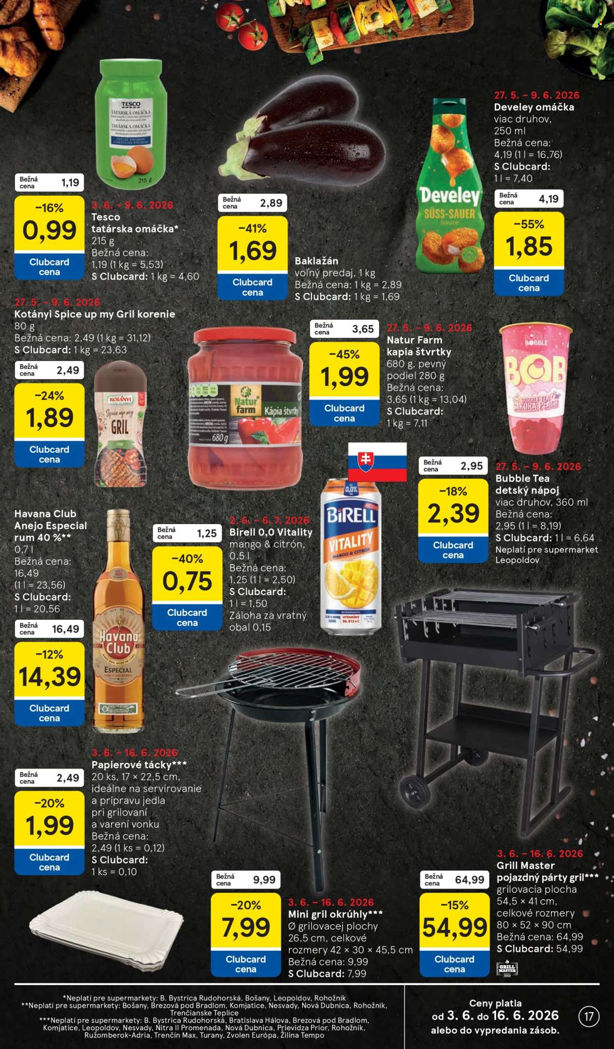 Leták TESCO supermarket - 3.6.2026 - 9.6.2026. Strana 17