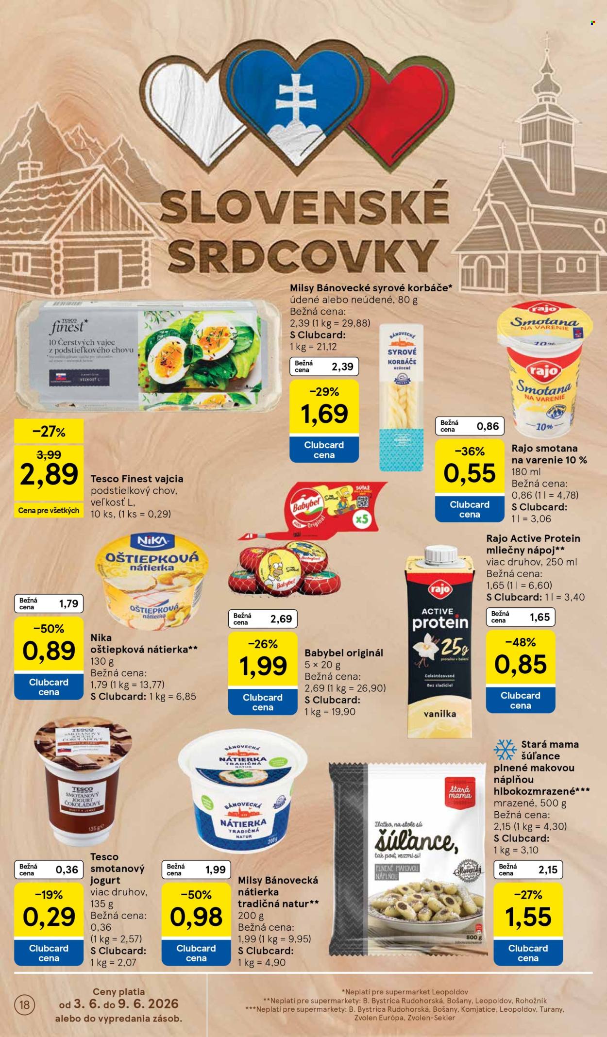 Leták TESCO supermarket - 3.6.2026 - 9.6.2026. Strana 18
