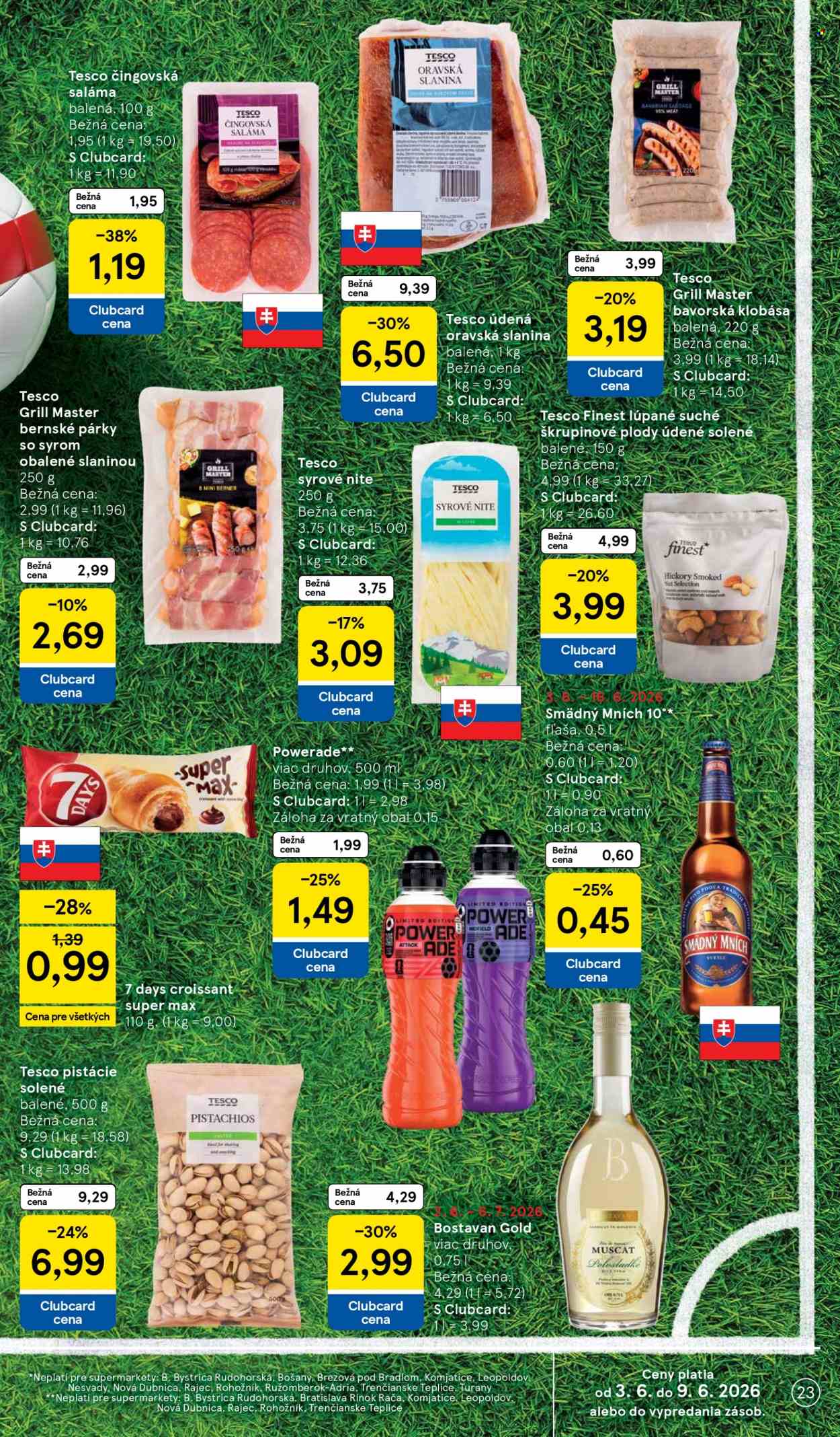Leták TESCO supermarket - 3.6.2026 - 9.6.2026. Strana 23