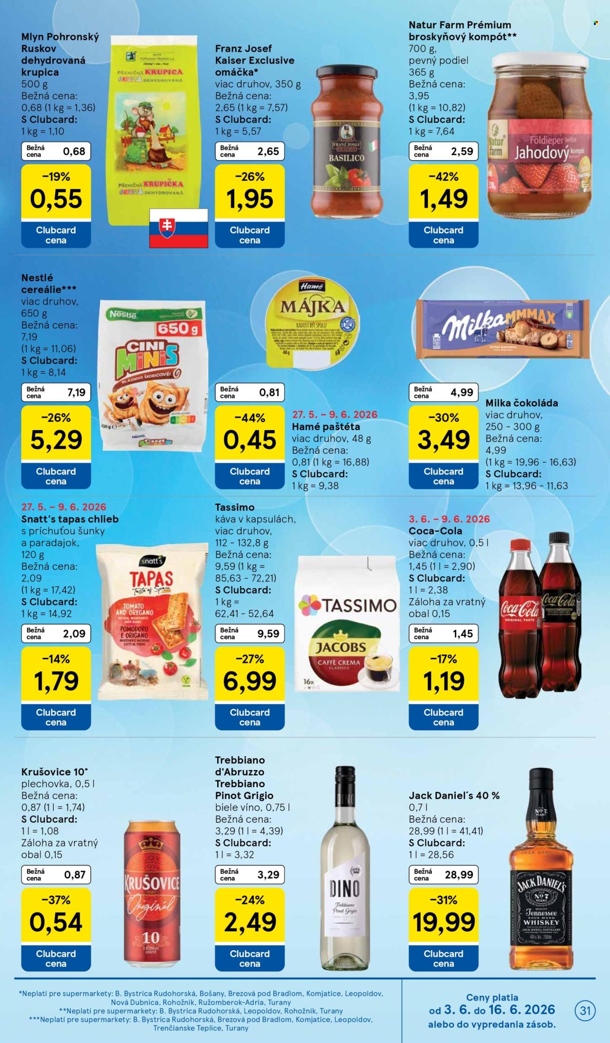 Leták TESCO supermarket - 3.6.2026 - 9.6.2026. Strana 31