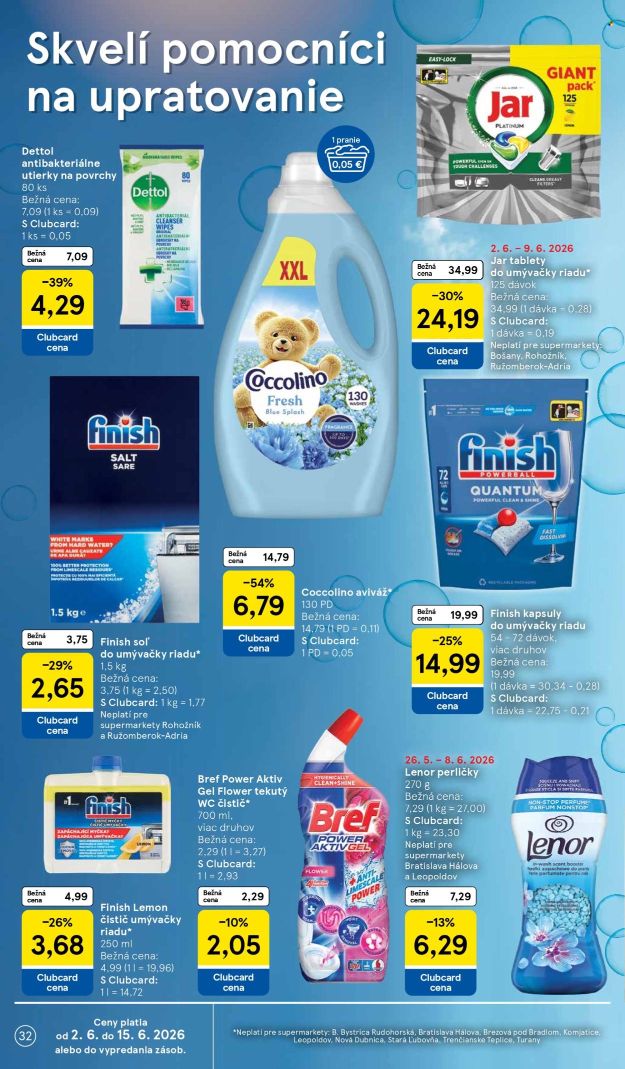 Leták TESCO supermarket - 3.6.2026 - 9.6.2026. Strana 32