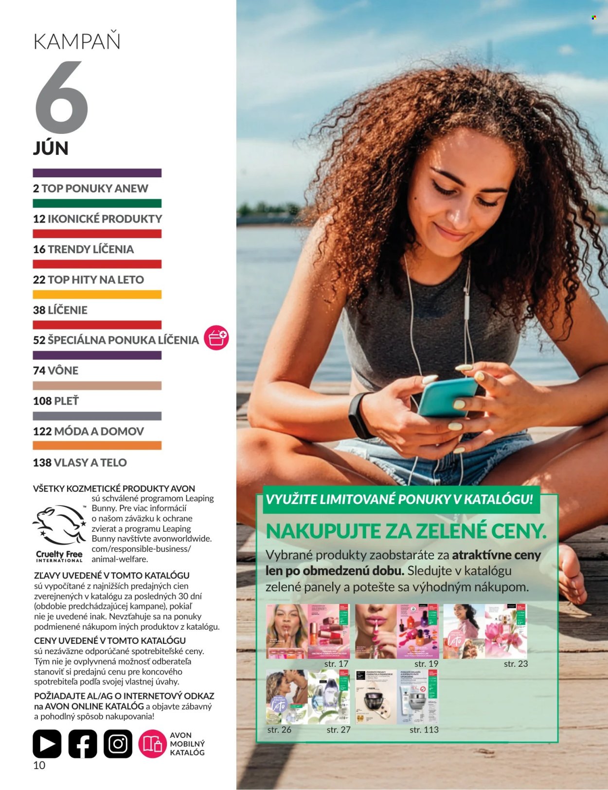 Leták Avon - 1.6.2026 - 30.6.2026. Strana 10