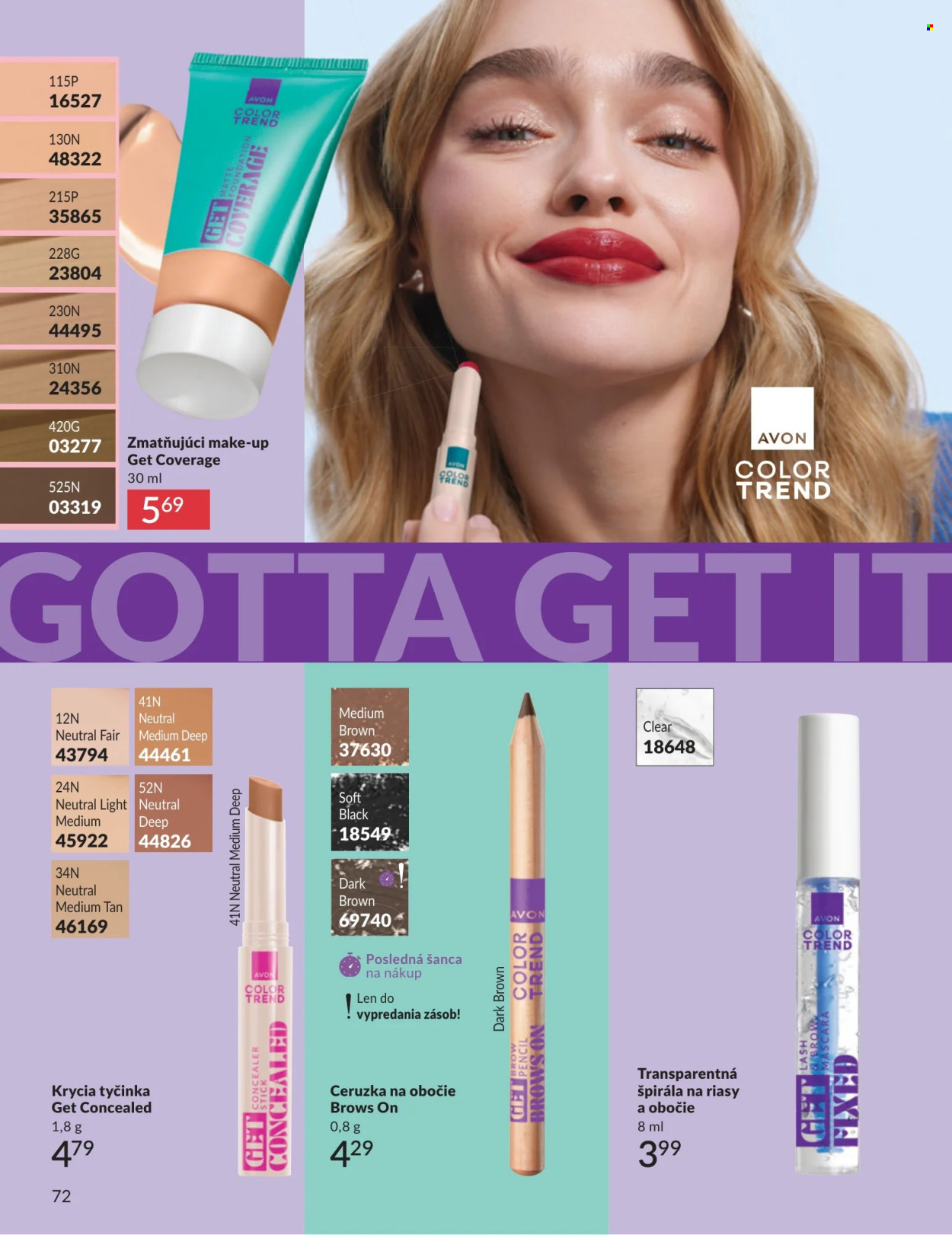 Leták Avon - 1.6.2026 - 30.6.2026. Strana 72