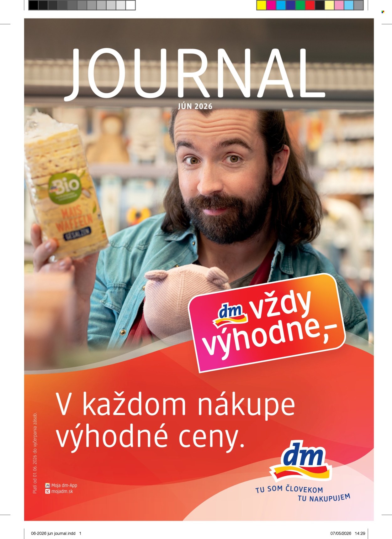 Leták dm drogerie - 1.6.2026 - 30.6.2026. Strana 1