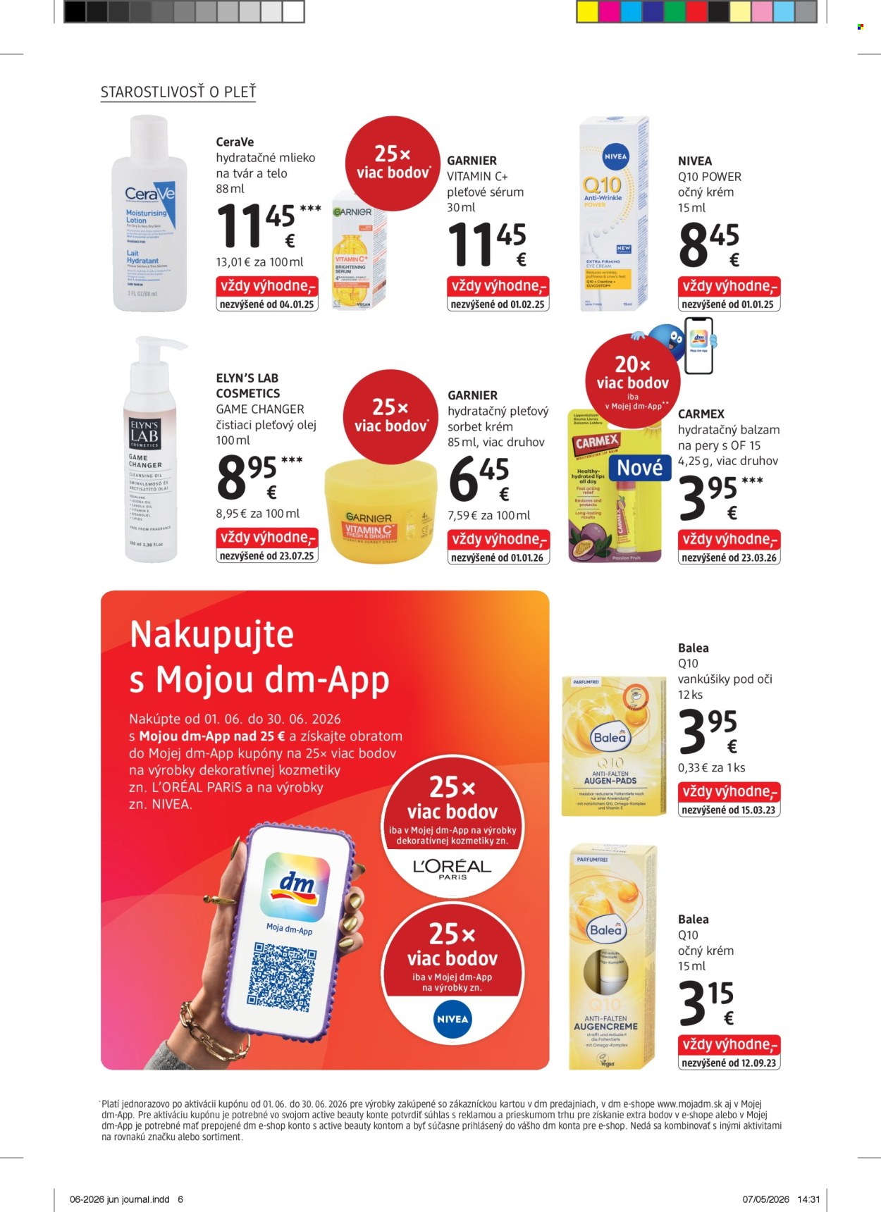Leták dm drogerie - 1.6.2026 - 30.6.2026. Strana 6