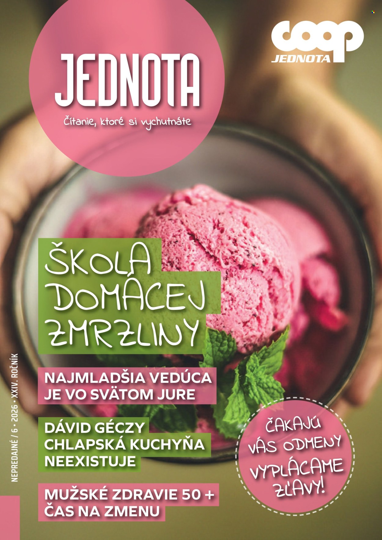 Leták COOP Jednota - 1.6.2026 - 30.6.2026. Strana 1