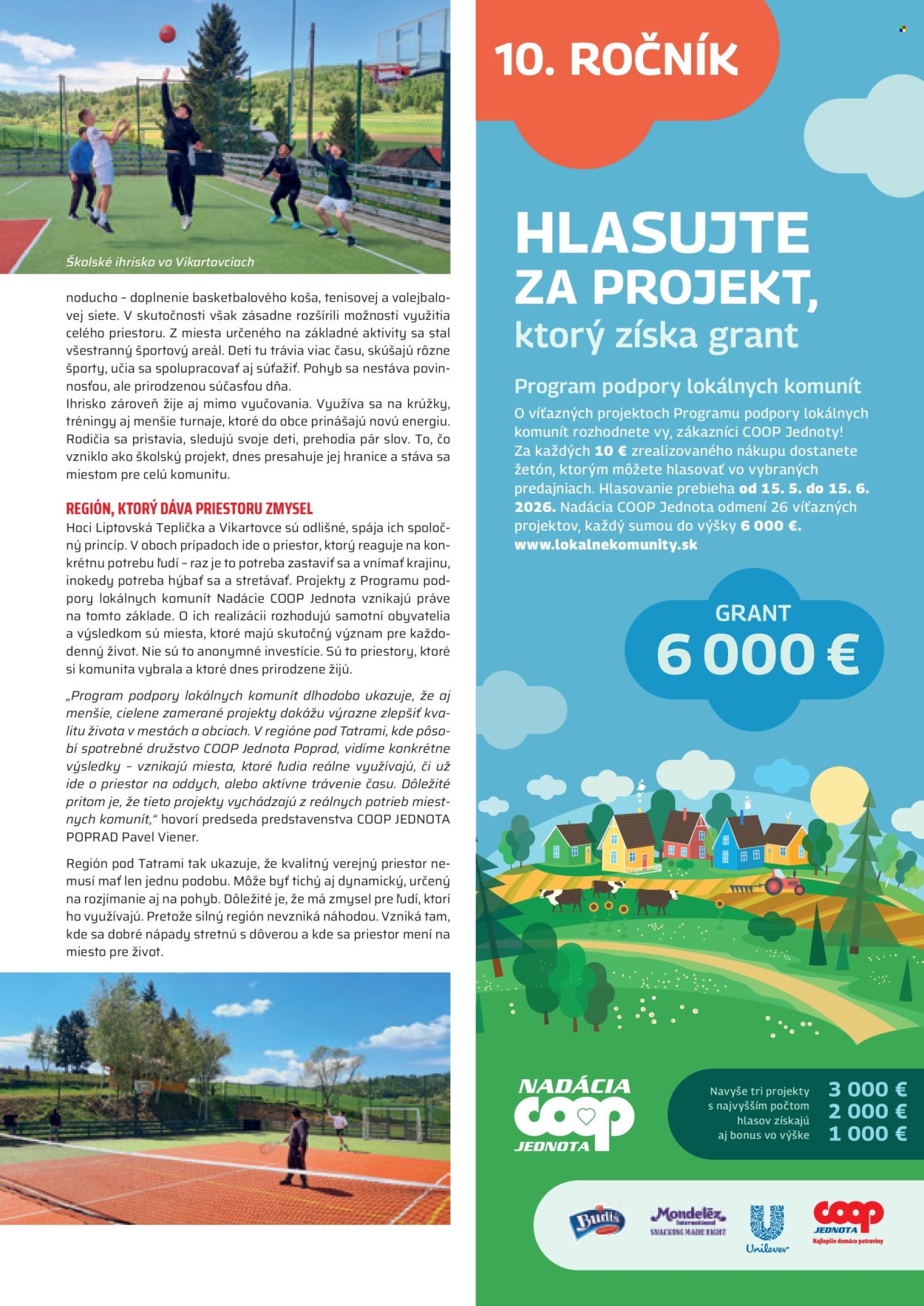Leták COOP Jednota - 1.6.2026 - 30.6.2026. Strana 11