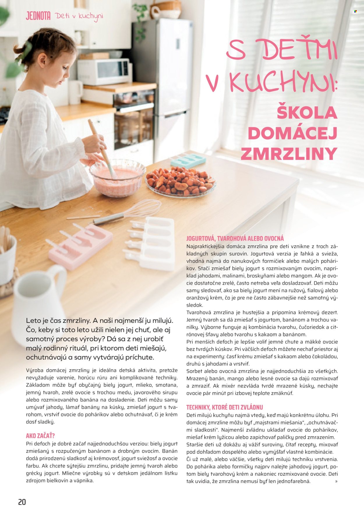 Leták COOP Jednota - 1.6.2026 - 30.6.2026. Strana 20