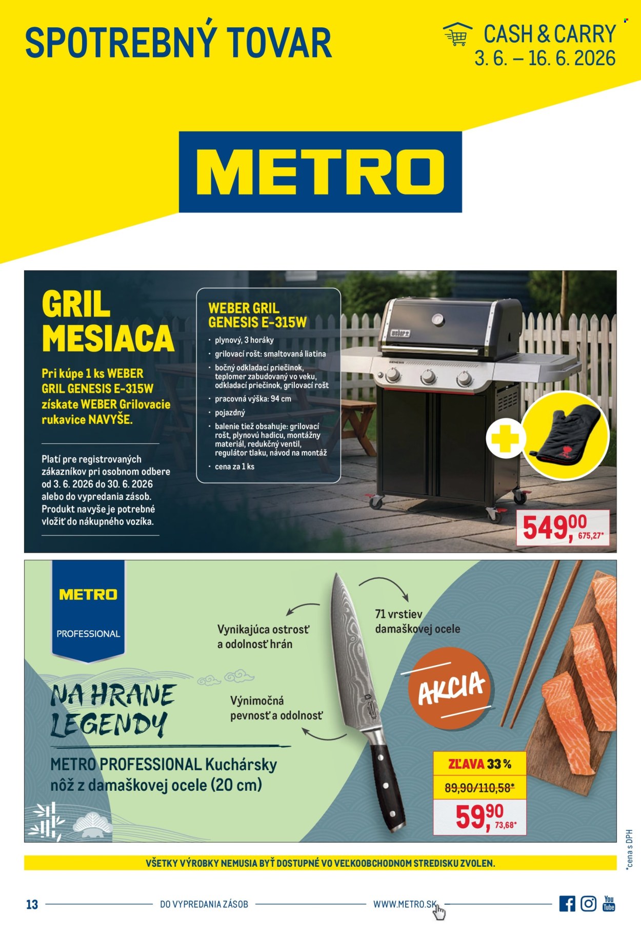 Leták Metro - 3.6.2026 - 16.6.2026. Strana 1