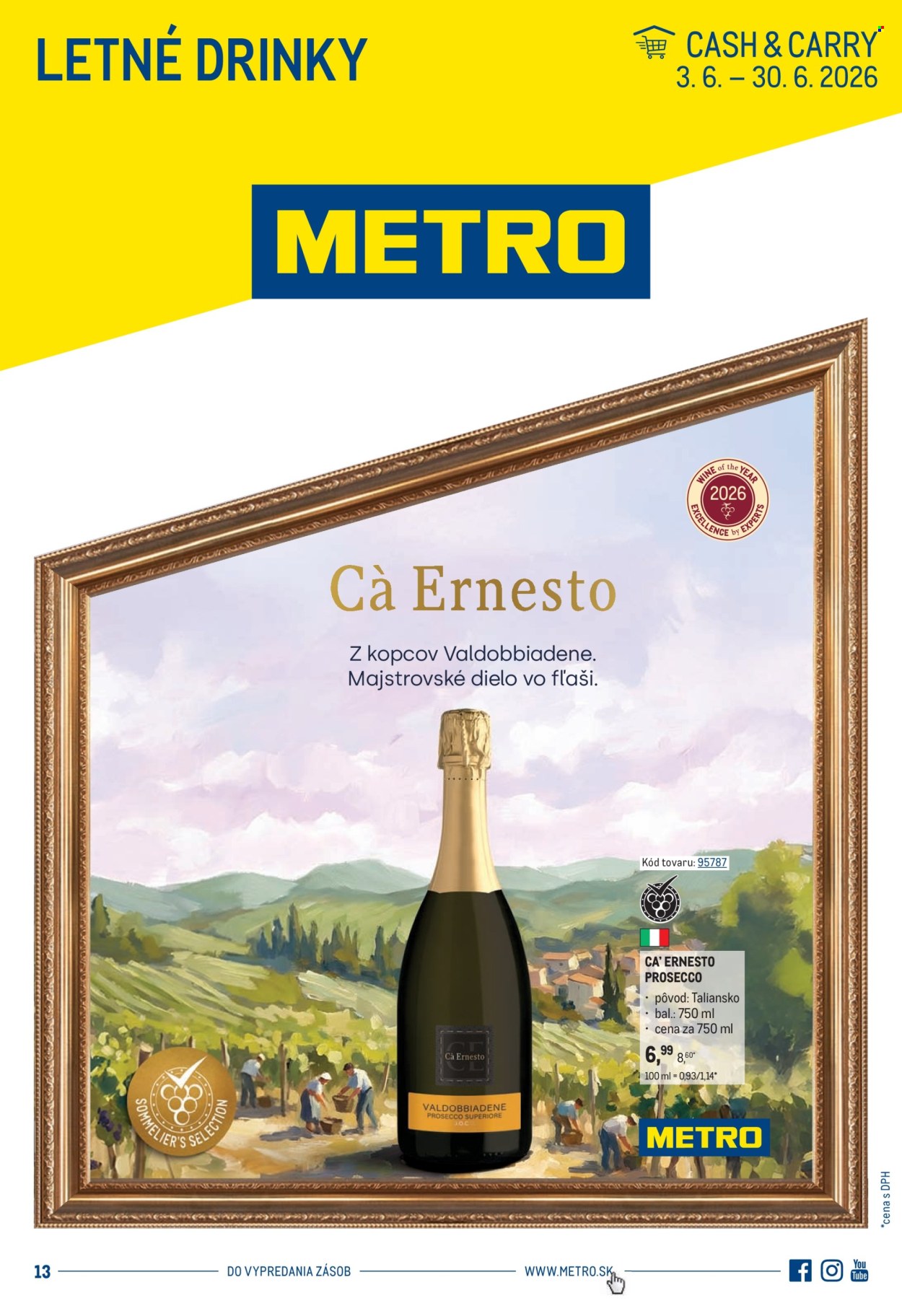 Leták Metro - 3.6.2026 - 30.6.2026. Strana 1