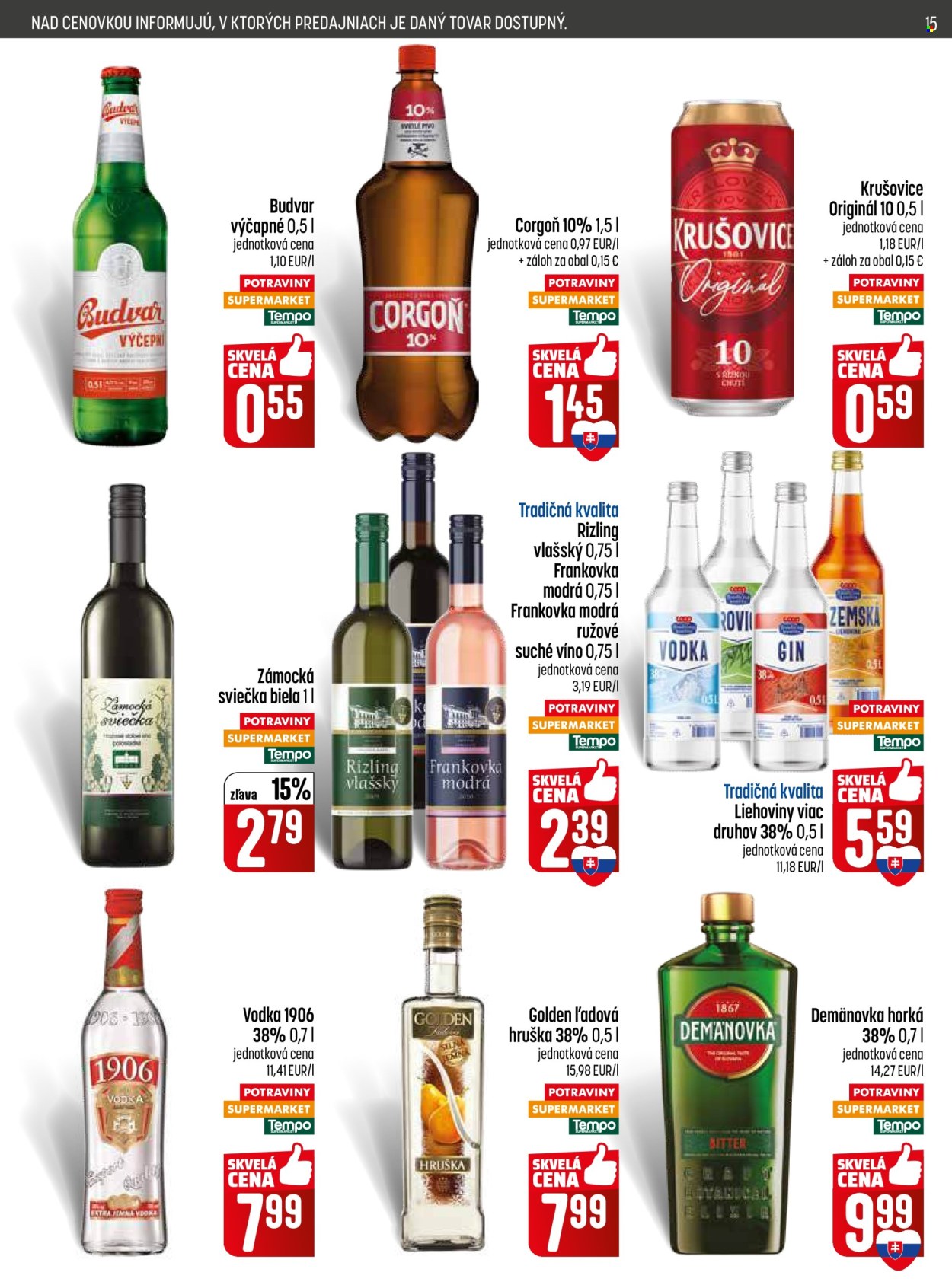 Leták COOP Jednota - 4.6.2026 - 10.6.2026. Strana 15