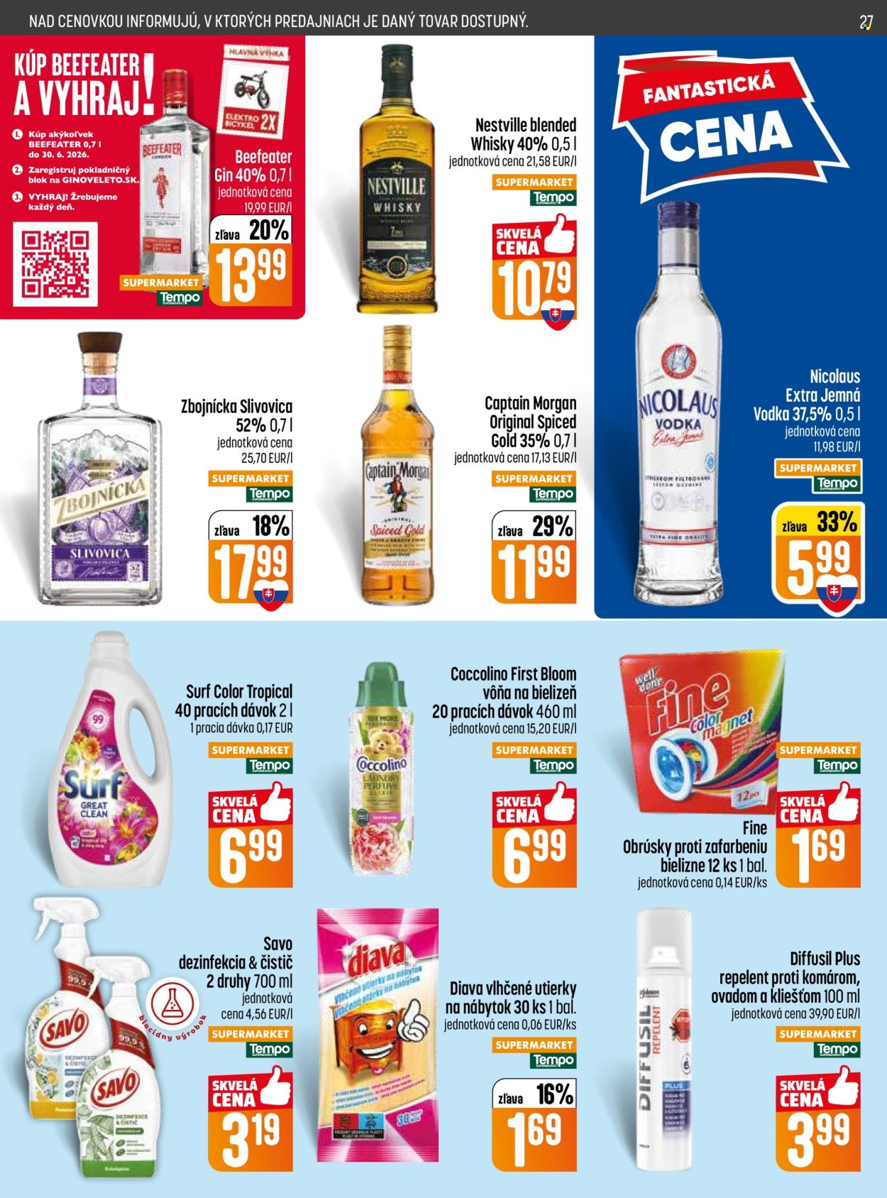 Leták COOP Jednota - 4.6.2026 - 10.6.2026. Strana 27
