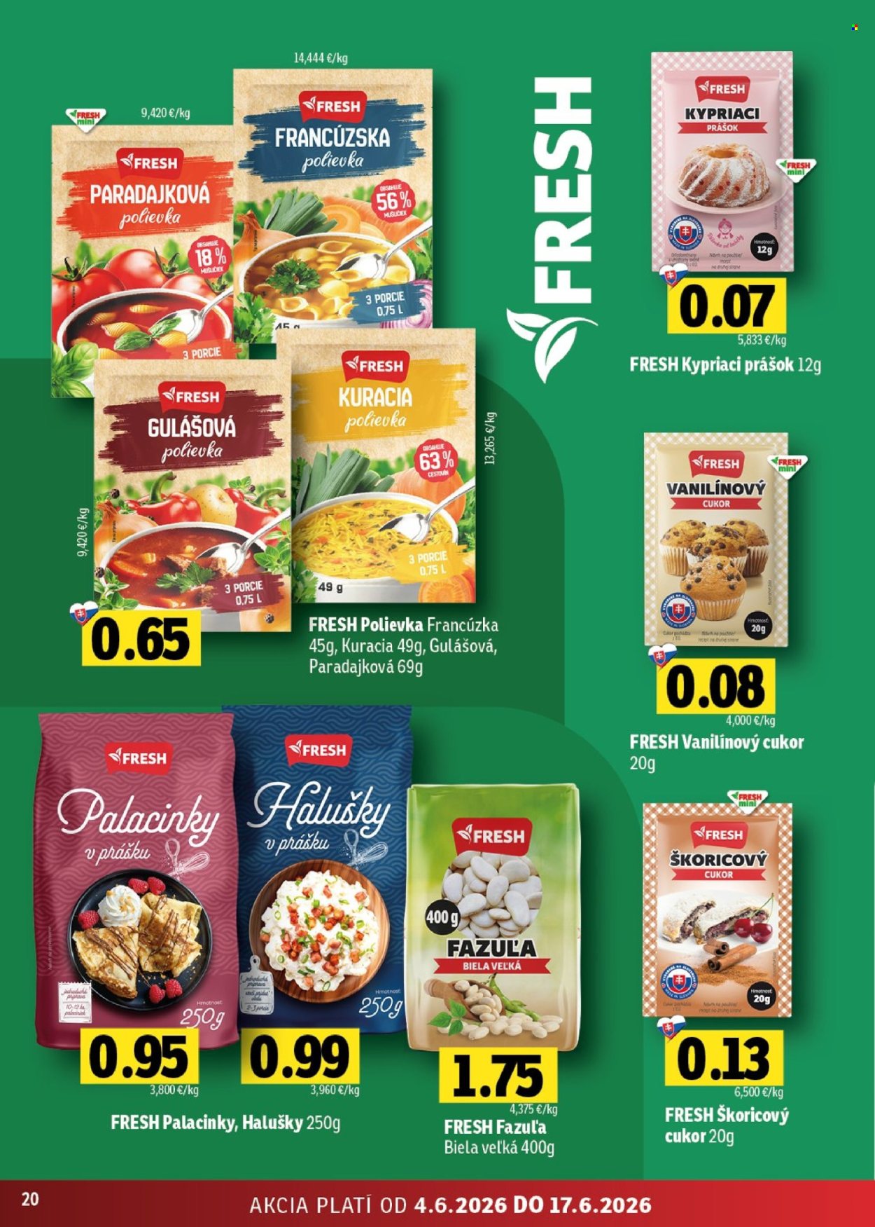 Leták FRESH - 4.6.2026 - 17.6.2026. Strana 20