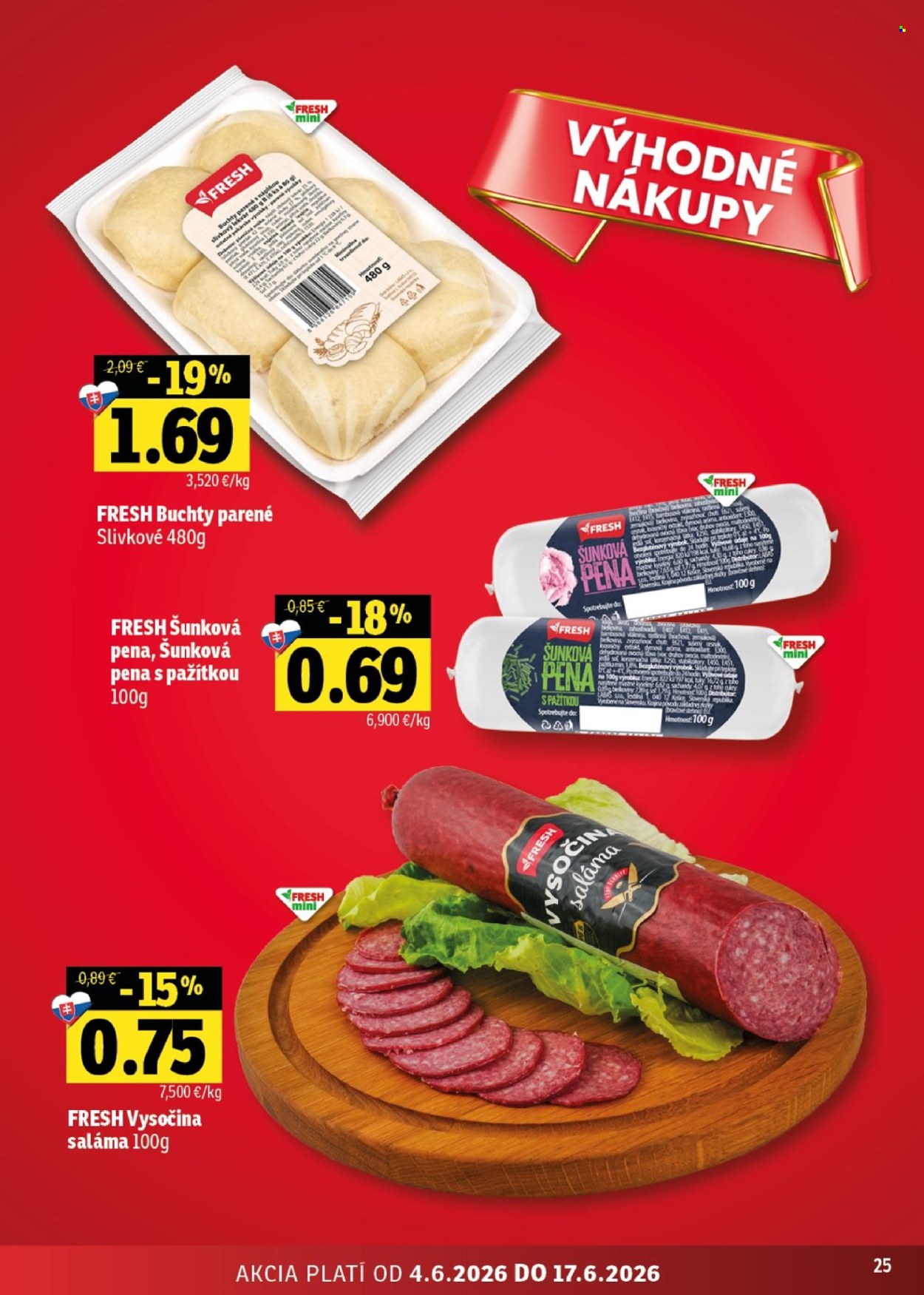 Leták FRESH - 4.6.2026 - 17.6.2026. Strana 25