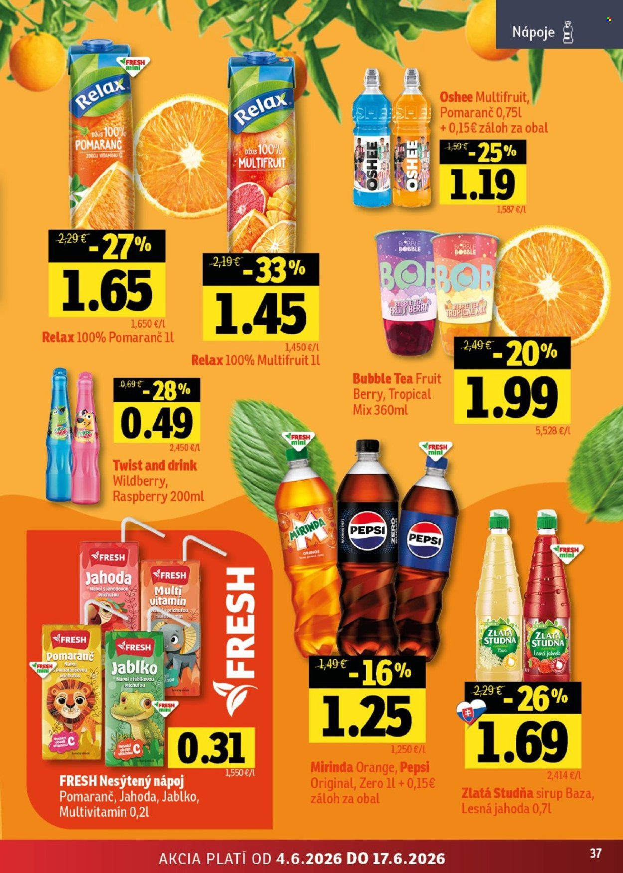 Leták FRESH - 4.6.2026 - 17.6.2026. Strana 37
