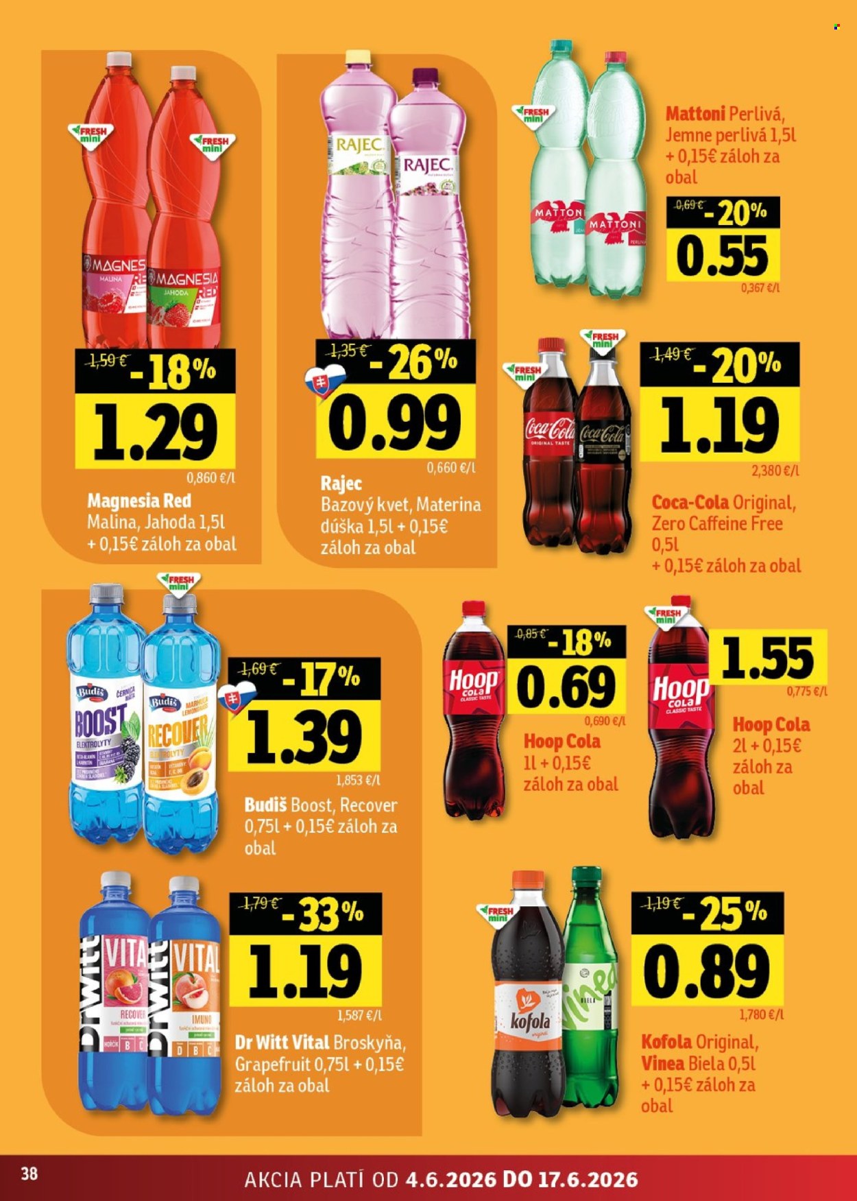 Leták FRESH - 4.6.2026 - 17.6.2026. Strana 38