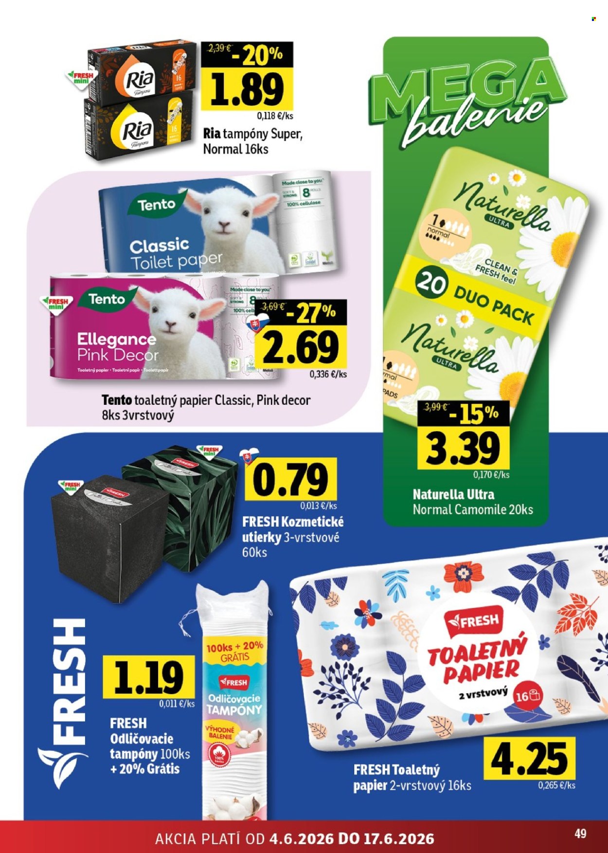 Leták FRESH - 4.6.2026 - 17.6.2026. Strana 49