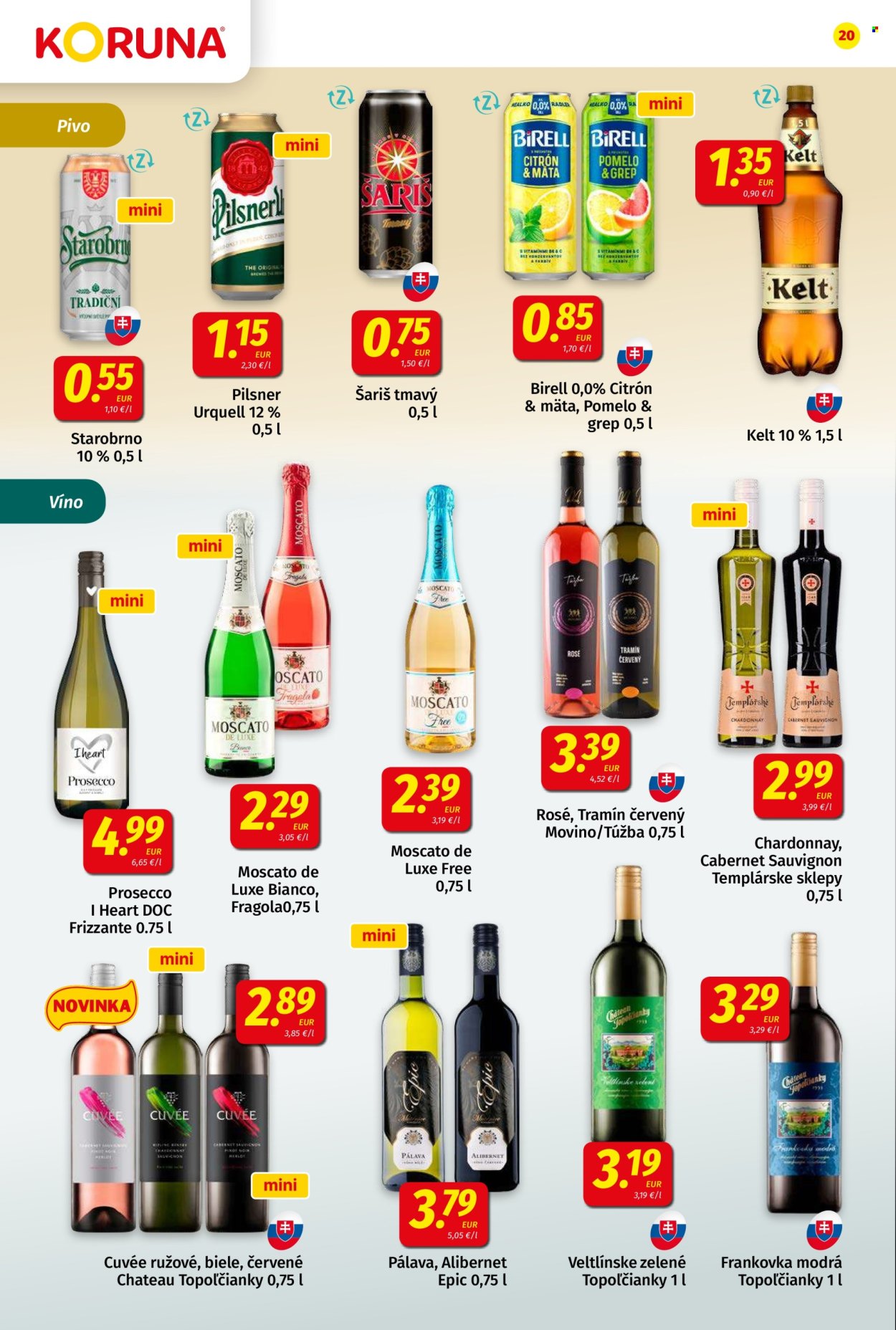 Leták Potraviny KORUNA - 5.6.2026 - 17.6.2026. Strana 20