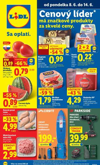 Leták Lidl - 8.6.2026 - 14.6.2026.