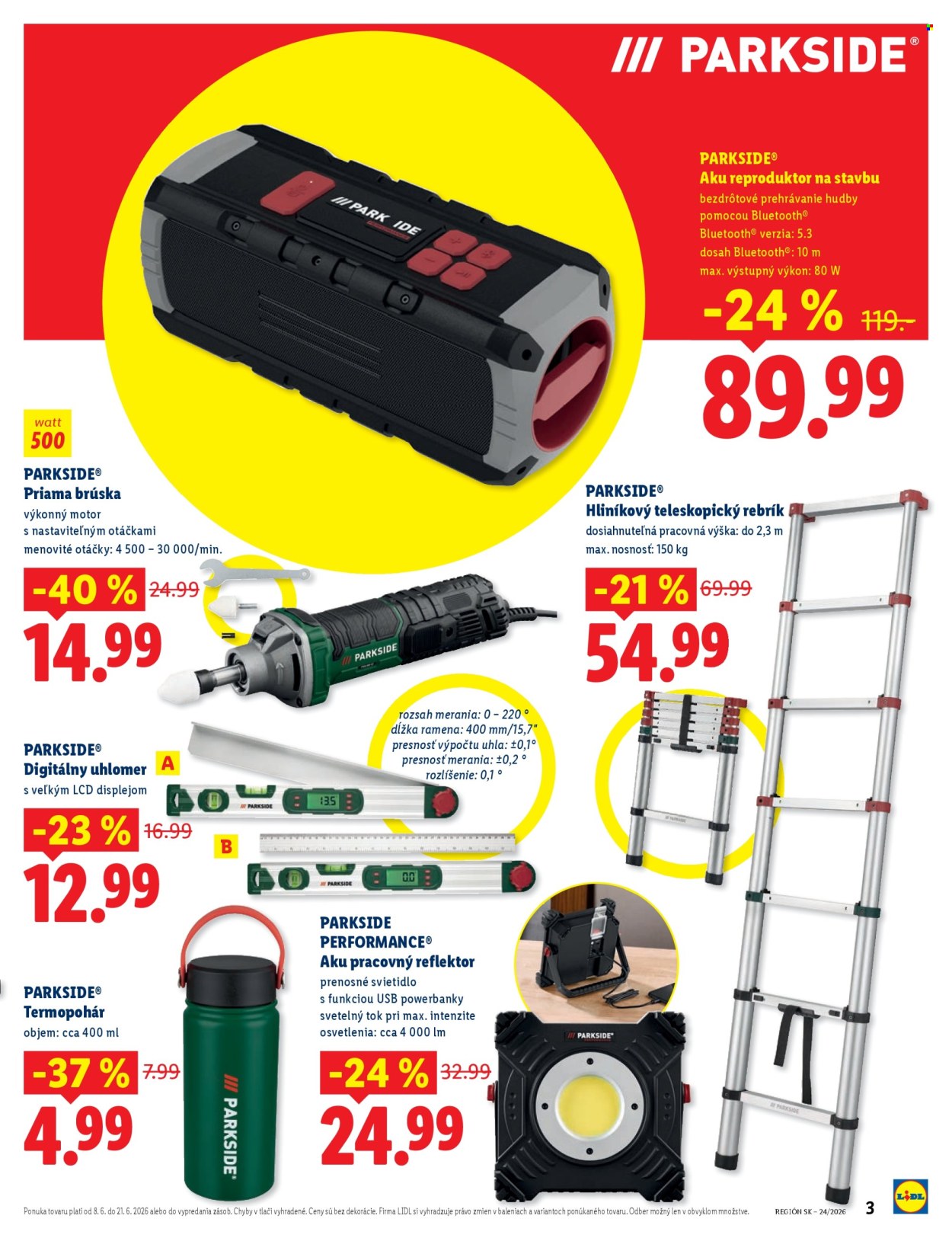 Leták Lidl - 8.6.2026 - 21.6.2026. Strana 3